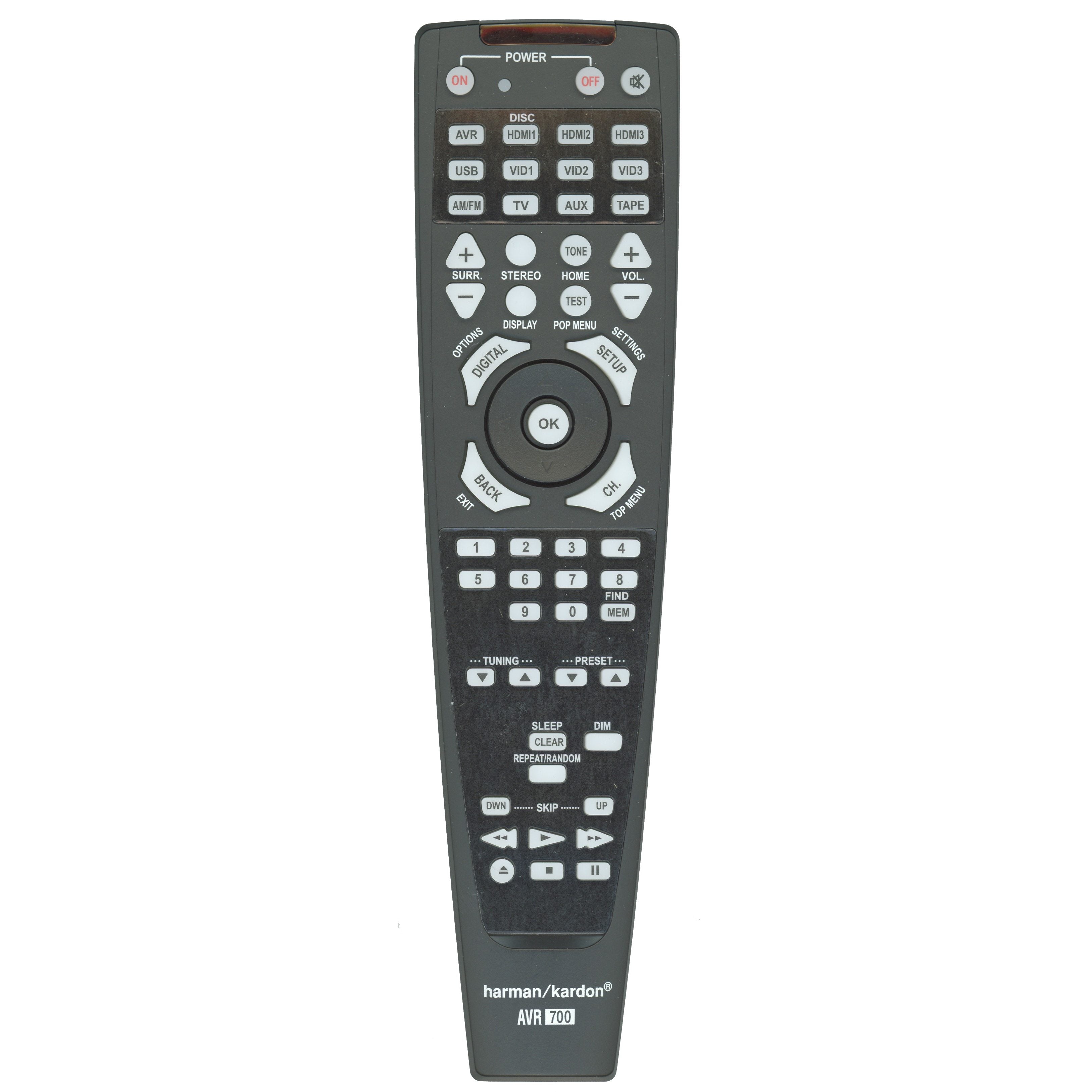 Harman-Kardon AVR700 Receiver Remote Control for AVR70, AVR70C