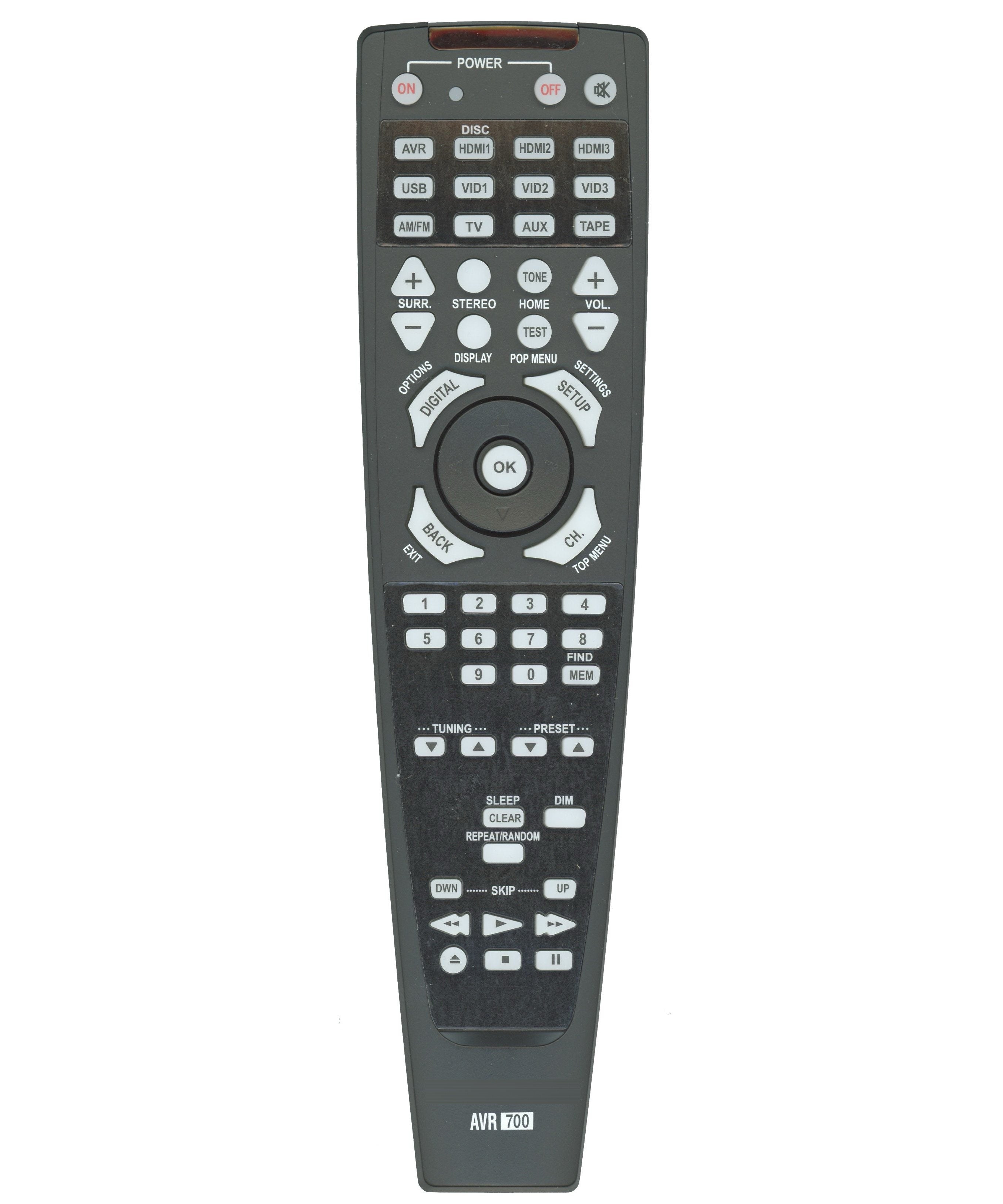 Harman-Kardon AVR700 Receiver Remote Control for AVR70, AVR70C