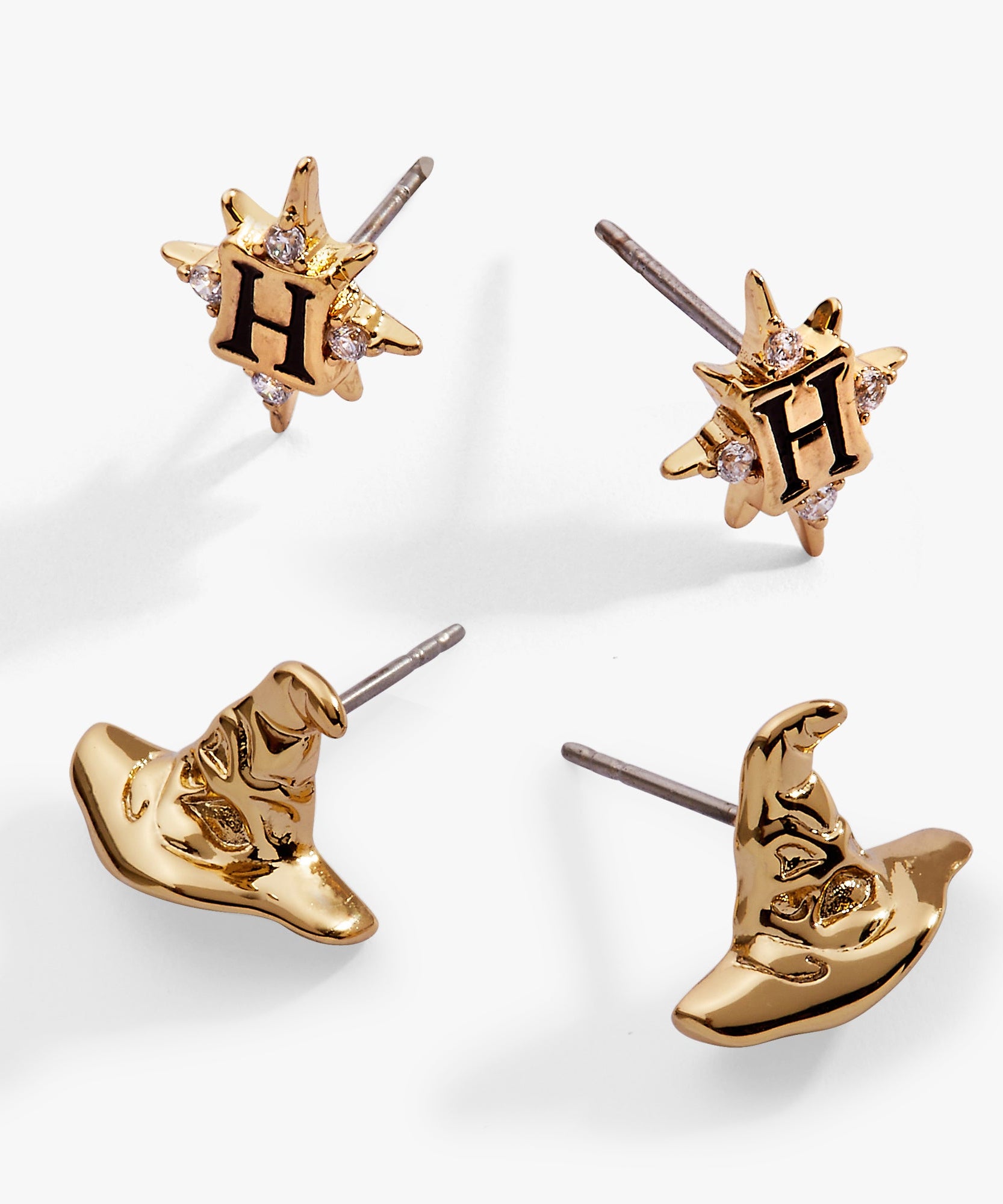 Harry Potter™ Hogwarts & Sorting Hat Earring Set of 2