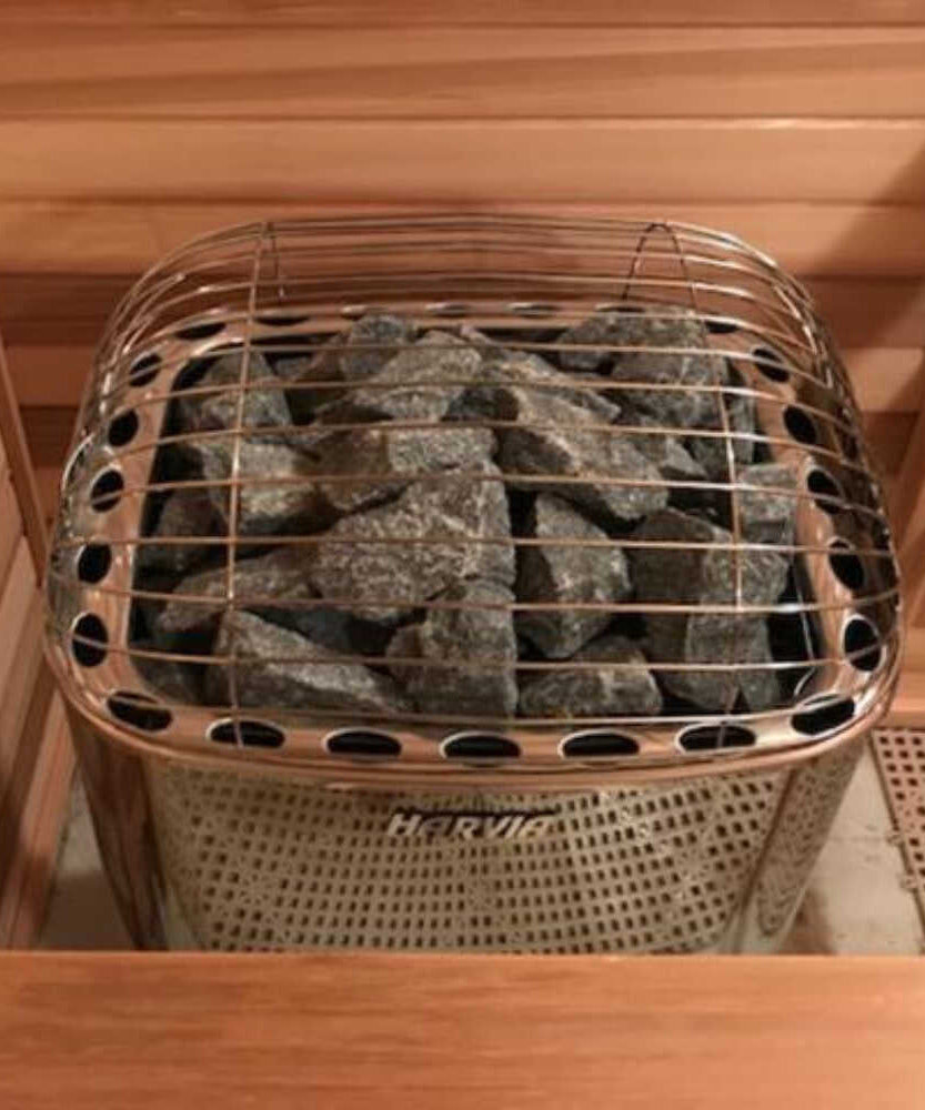 Harvia Club Deluxe Stainless Steel Electric Sauna Heater With Digital Control & Sauna Stones [HRKGU] (SAK27619)