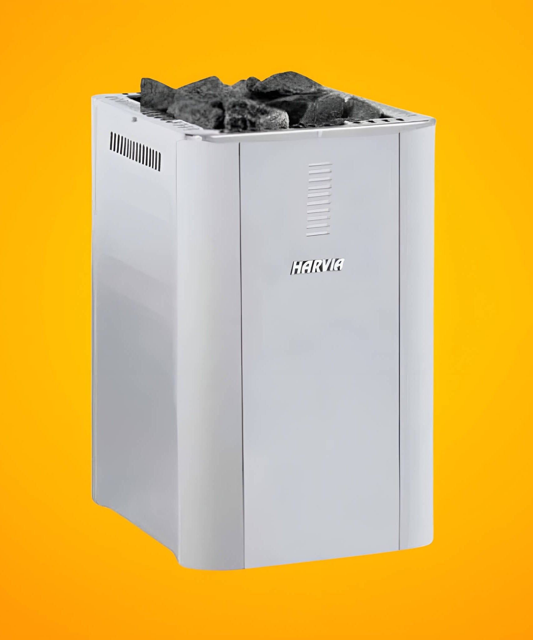 Harvia Duo Series Stainless Steel Wood Sauna Stove With Sauna Stones [WK200SLUX/WK360SLUX] (SAK68420)
