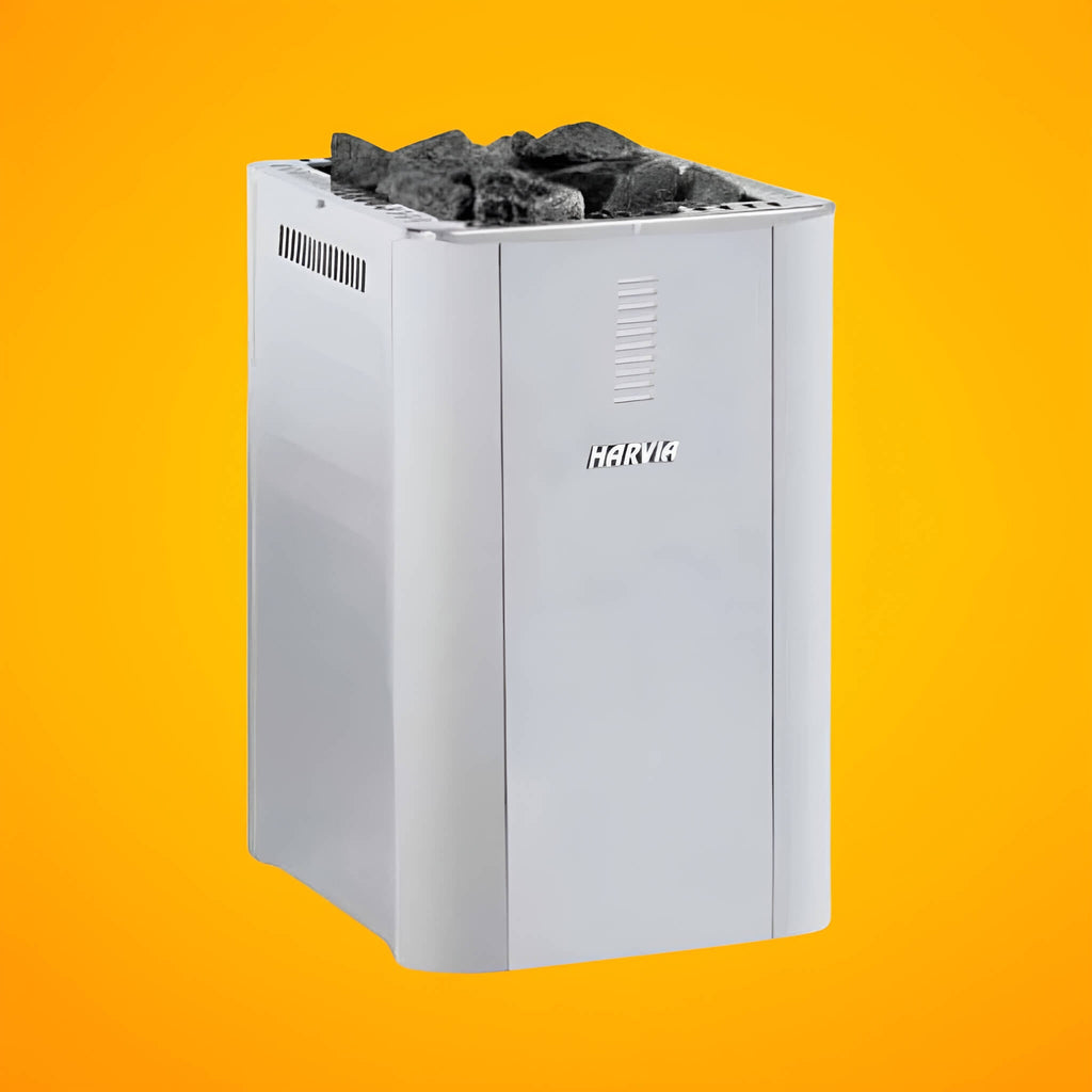 Harvia Duo Series Stainless Steel Wood Sauna Stove With Sauna Stones [WK200SLUX/WK360SLUX] (SAK68420)