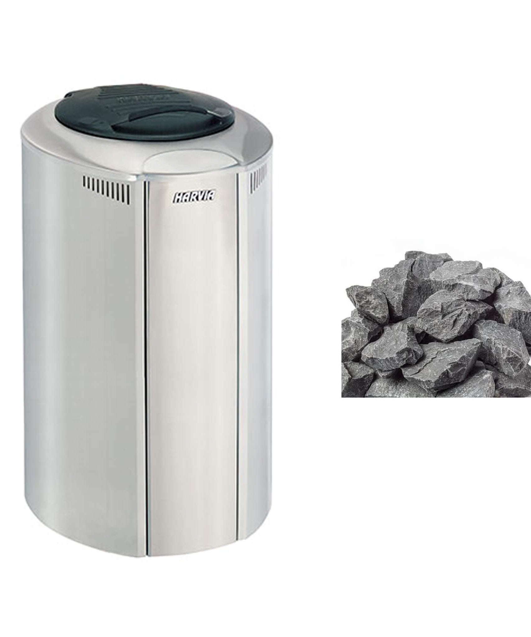 Harvia Forte AF Sauna Heater With Keypad Lock, Splash Proof Control Panel & Sauna Stones [HAFU] (SAK24015)