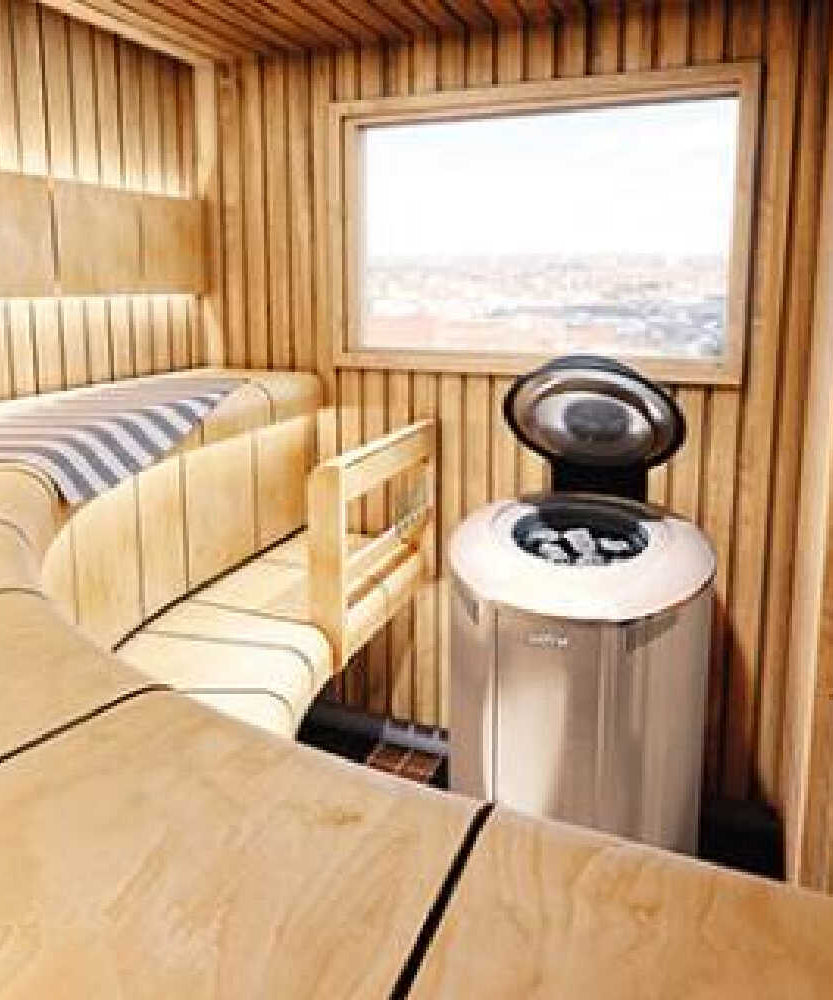 Harvia Forte AF Sauna Heater With Keypad Lock, Splash Proof Control Panel & Sauna Stones [HAFU] (SAK24015)