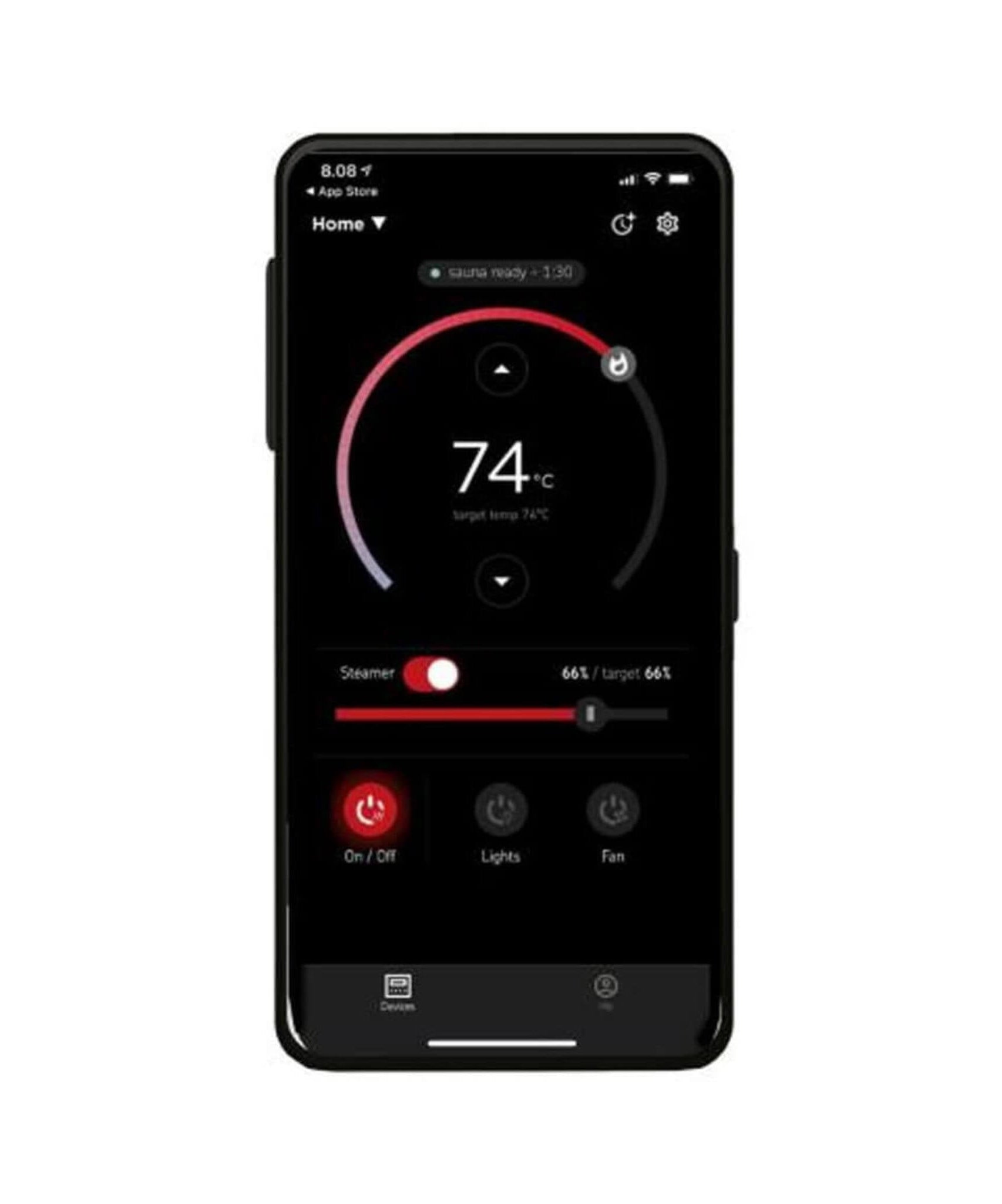 Harvia KIP80W 8KW UL Certified Electric Sauna Heater With Xenio CX170 Digital WIFI Control & Sauna Stones [JH80W2401] (SAK14630)