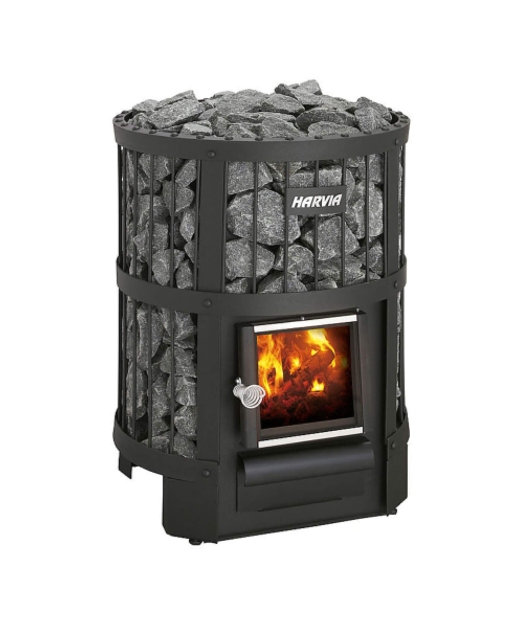 Harvia Legend 150 BK 16kW Wood Burning Sauna Stove Package [LGND-PKG-BK-WH] (SAK82047)
