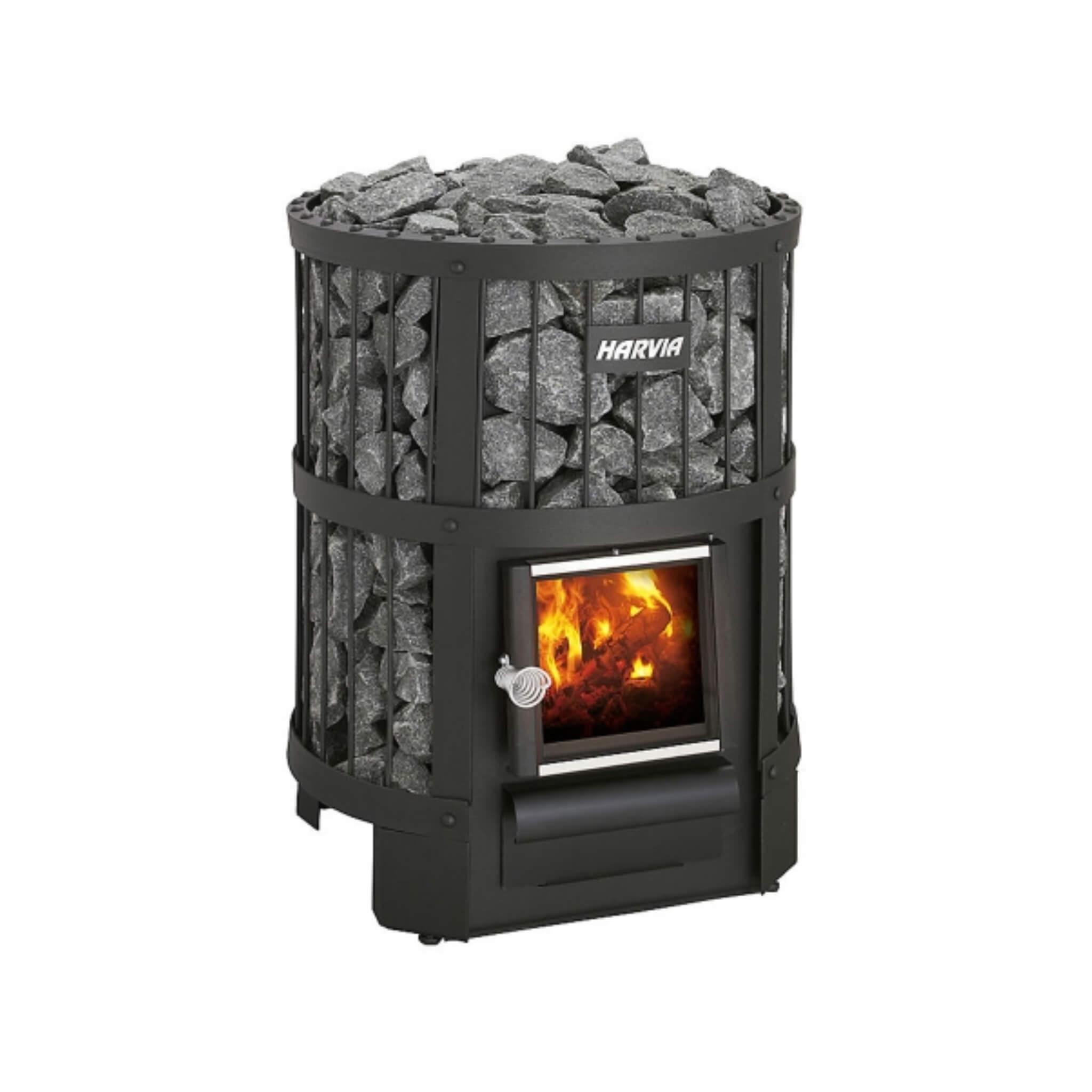 Harvia Legend 150 BK 16kW Wood Burning Sauna Stove Package [LGND-PKG-BK-WH] (SAK82047)