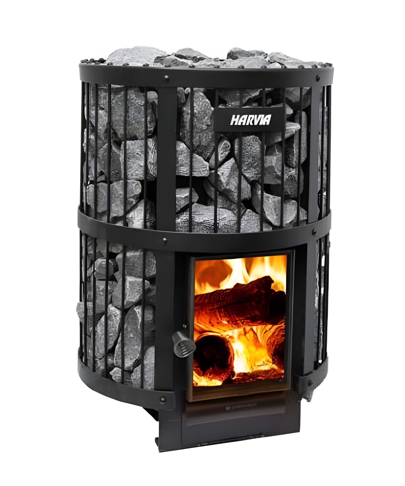 Harvia GreenFlame Legend 240 Wood Sauna Stove With Sauna Stones, 15.9KW [WK200LD] (SAK84935)