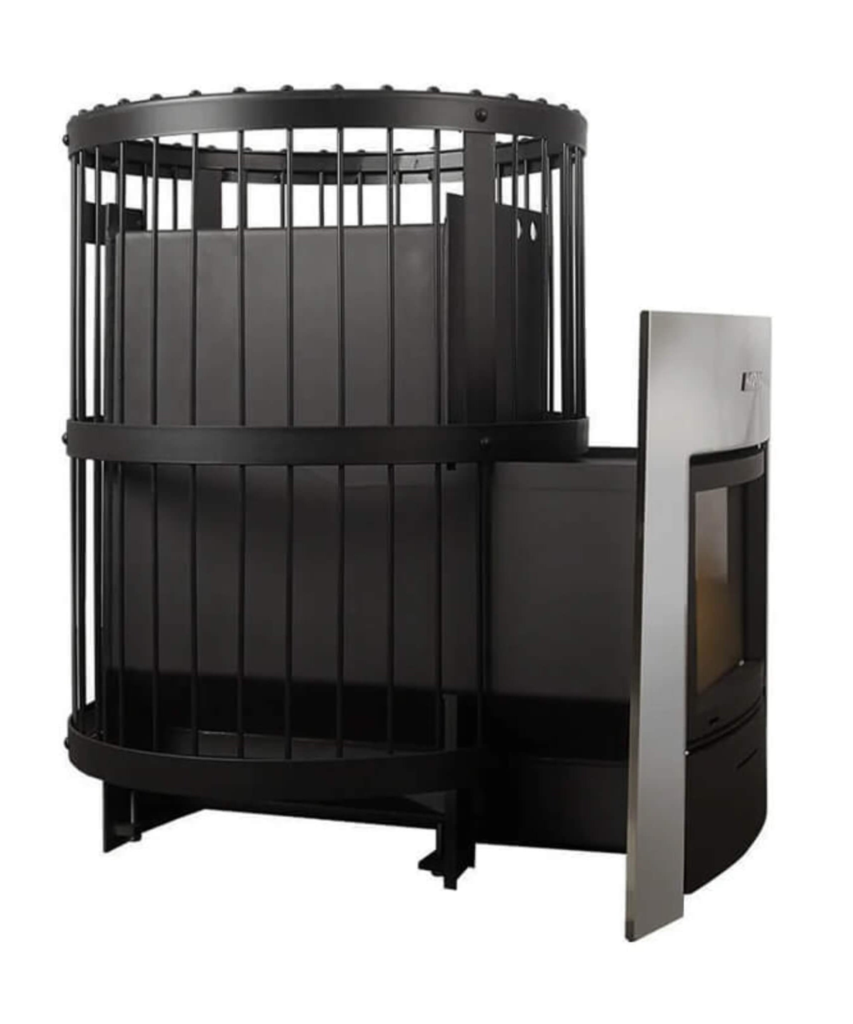 Harvia Legend Duo Wood Burning Sauna Stove/Fireplace Combo With Sauna Stones (SAK30749)