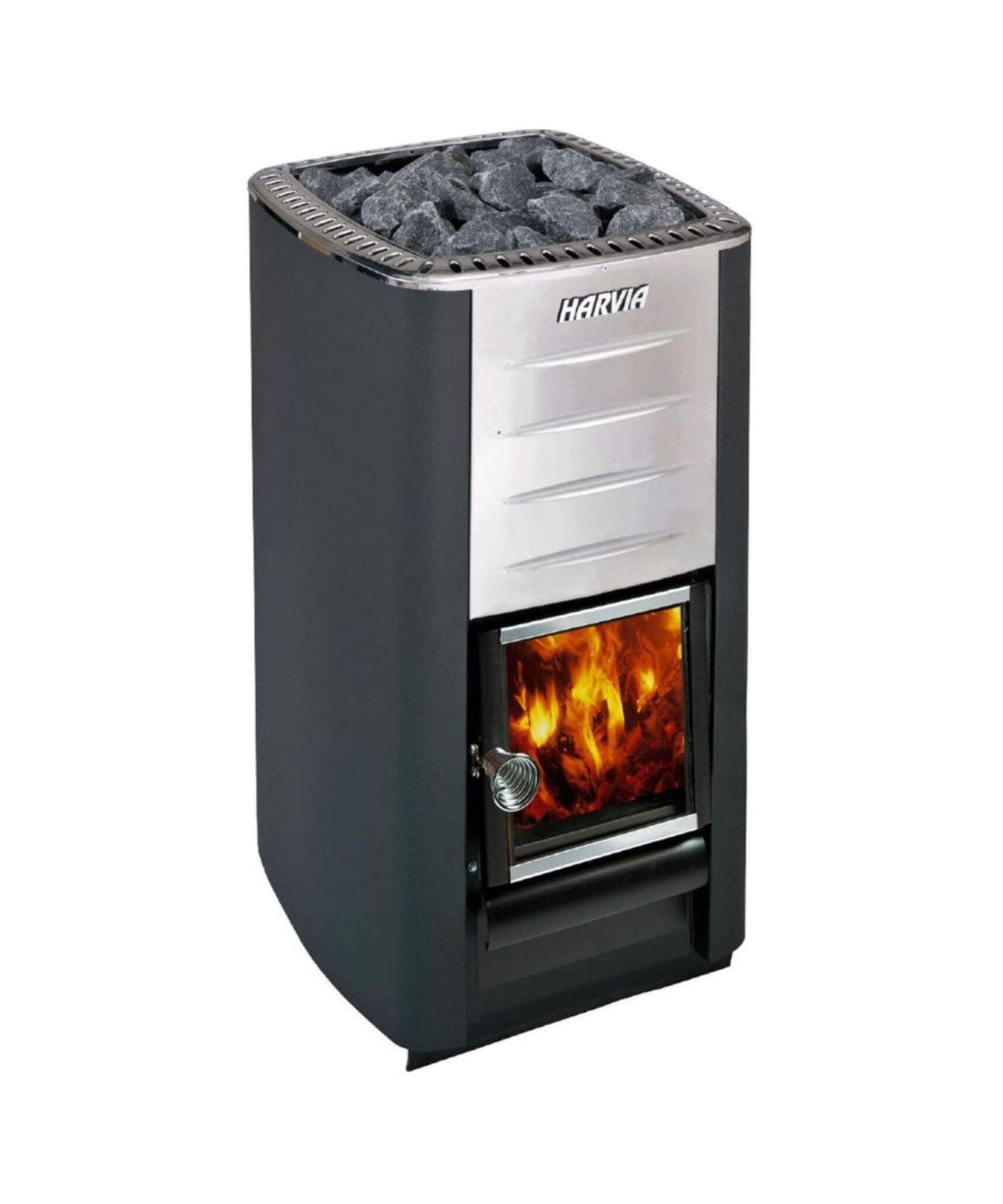 Harvia M3 16.5KW Premium Wood-Burning Sauna Heater Stove With Sauna Stones [WKM3] (SAK41720)