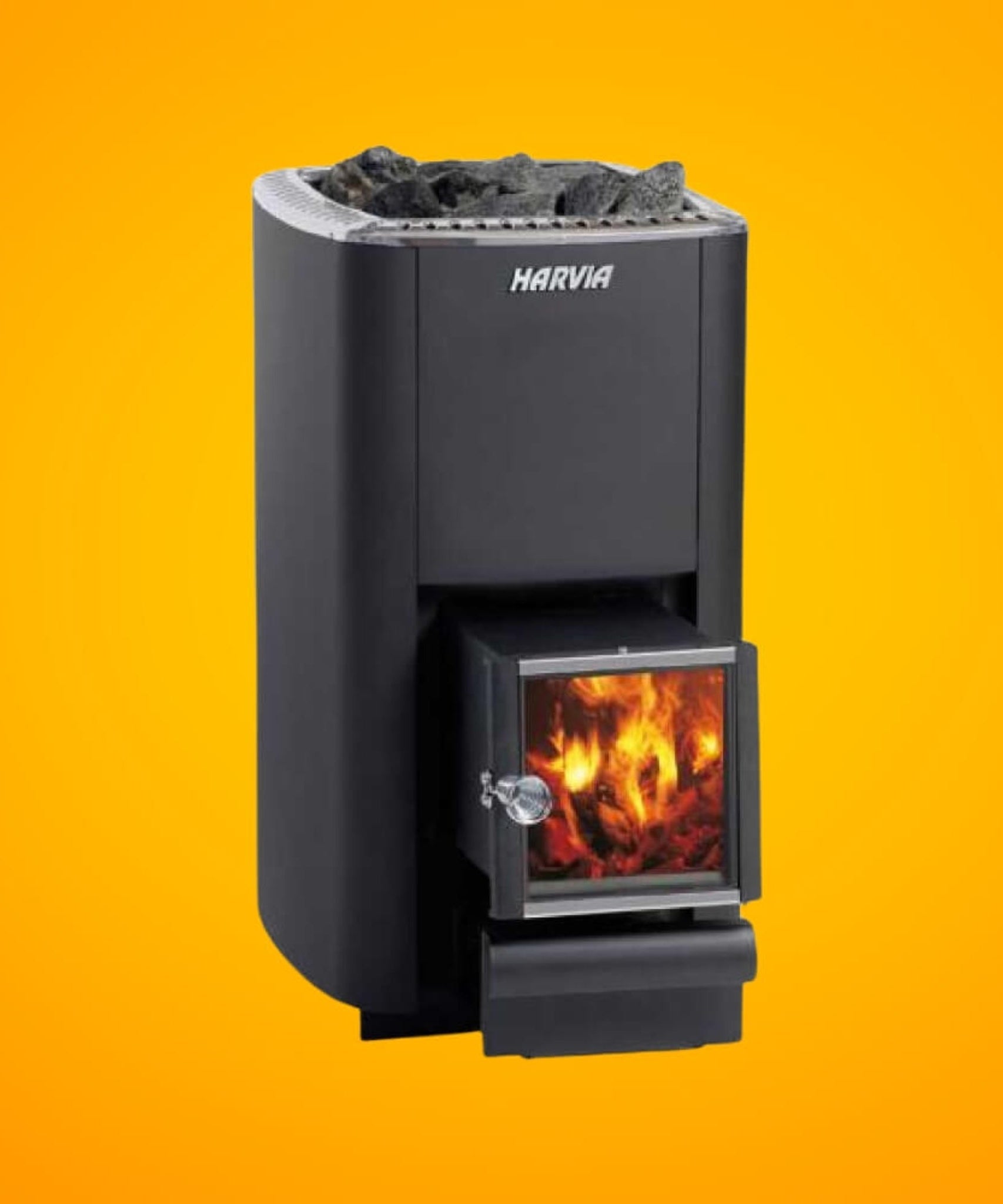Harvia M3 SL 16.5KW Wood Sauna Stove With Sauna Stones [WKM3SL] (SAK48521)