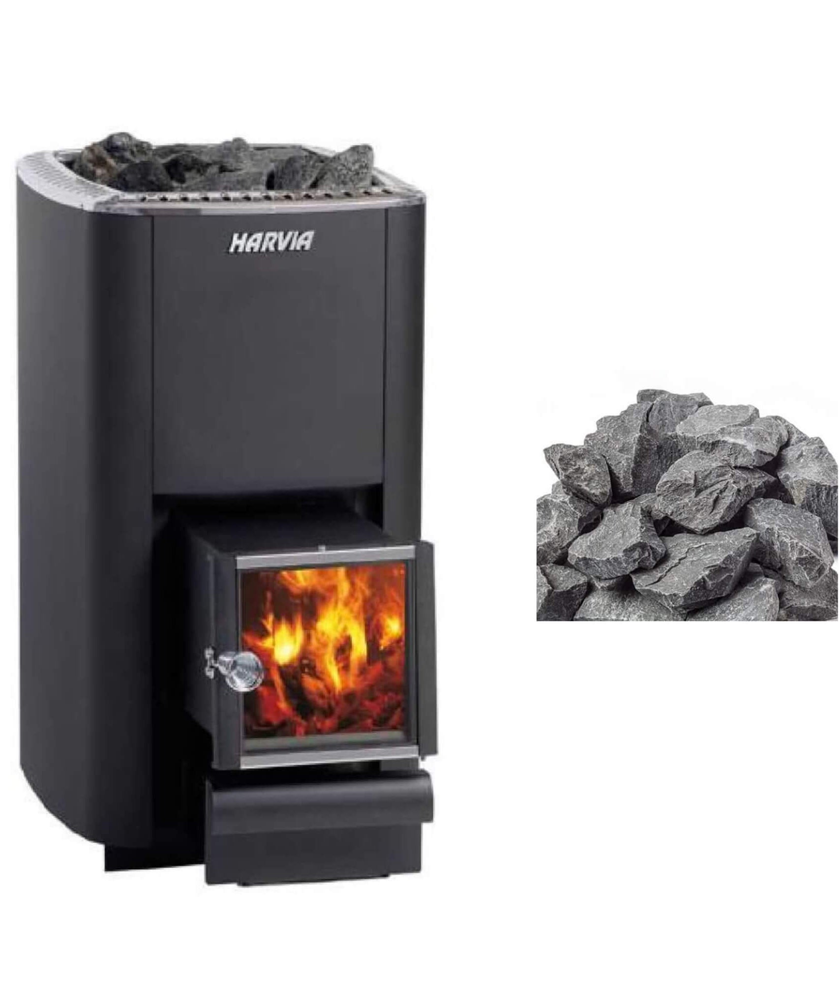 Harvia M3 SL 16.5KW Wood Sauna Stove With Sauna Stones [WKM3SL] (SAK48521)