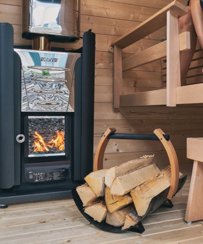 Harvia Pro 20 Premium Wood-Burning Sauna Heater Stove Package [PRO20-PKG] (SAK15748)