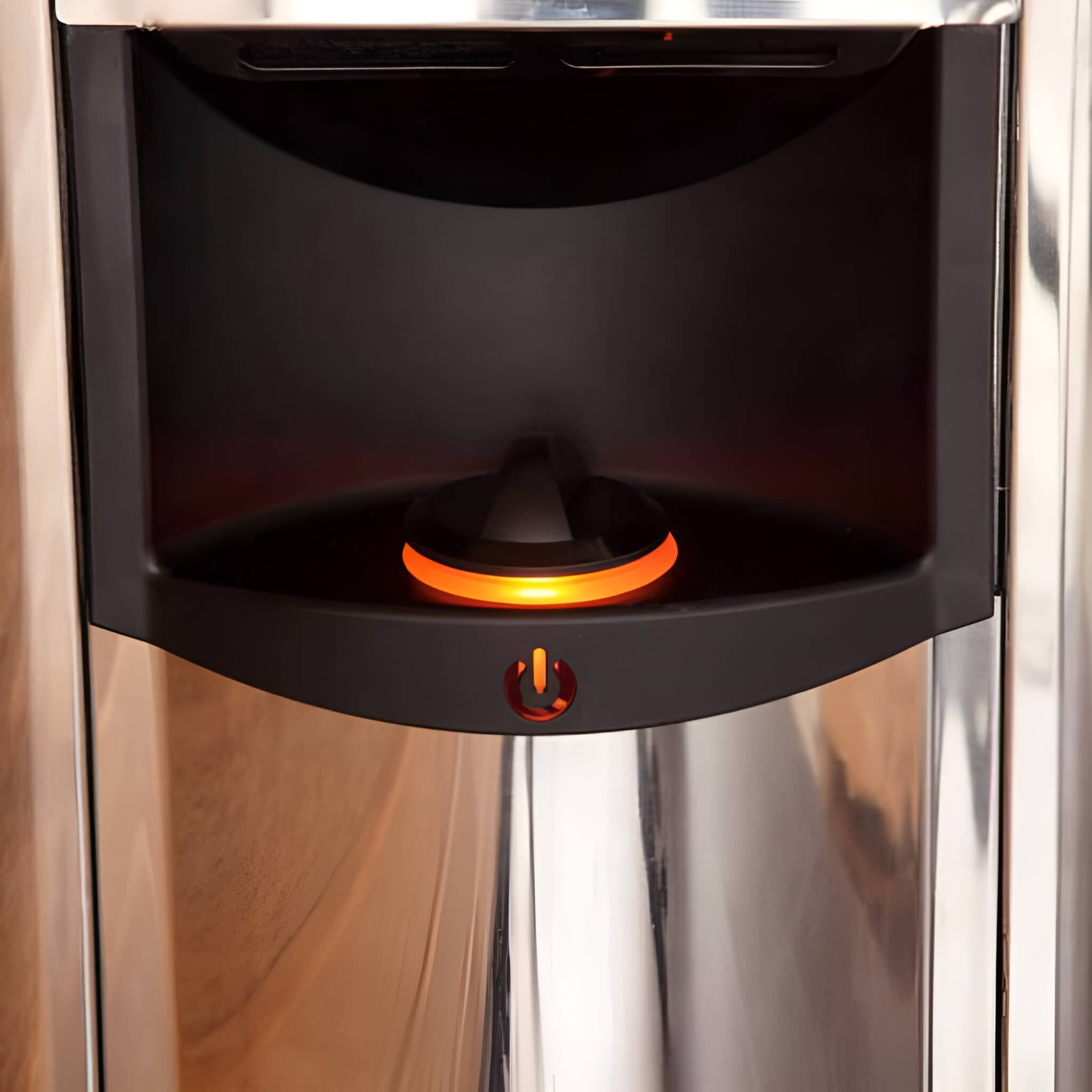 Harvia The Wall Stainless Steel Built-In Wall Mount Sauna Heater With Illuminated Controls & Sauna Stones [SW60/80] (SAK21467)