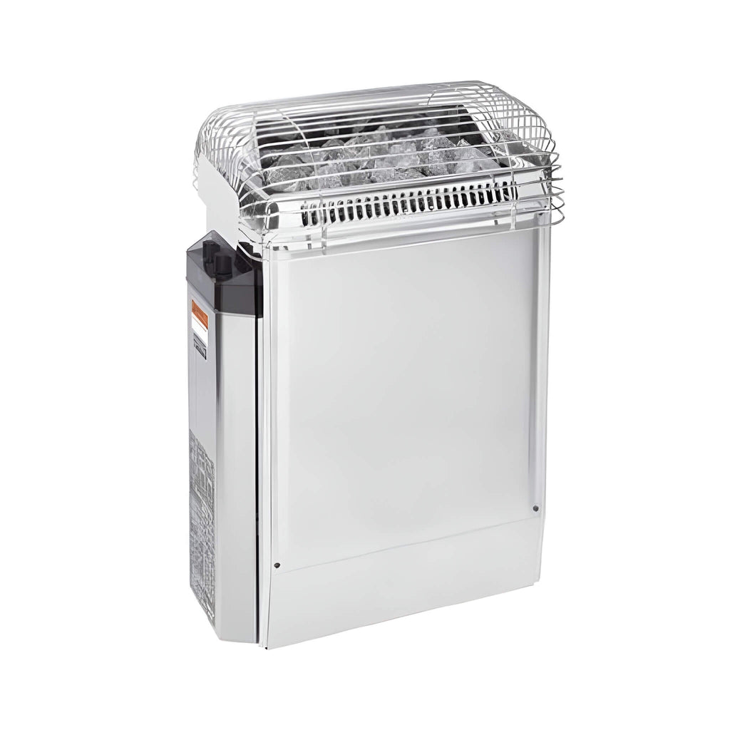 Harvia Topclass KV Stainless Steel Sauna Heater With Built-In Temperature Controls & Sauna Stones [JKV45/60/80] (SAK31695)