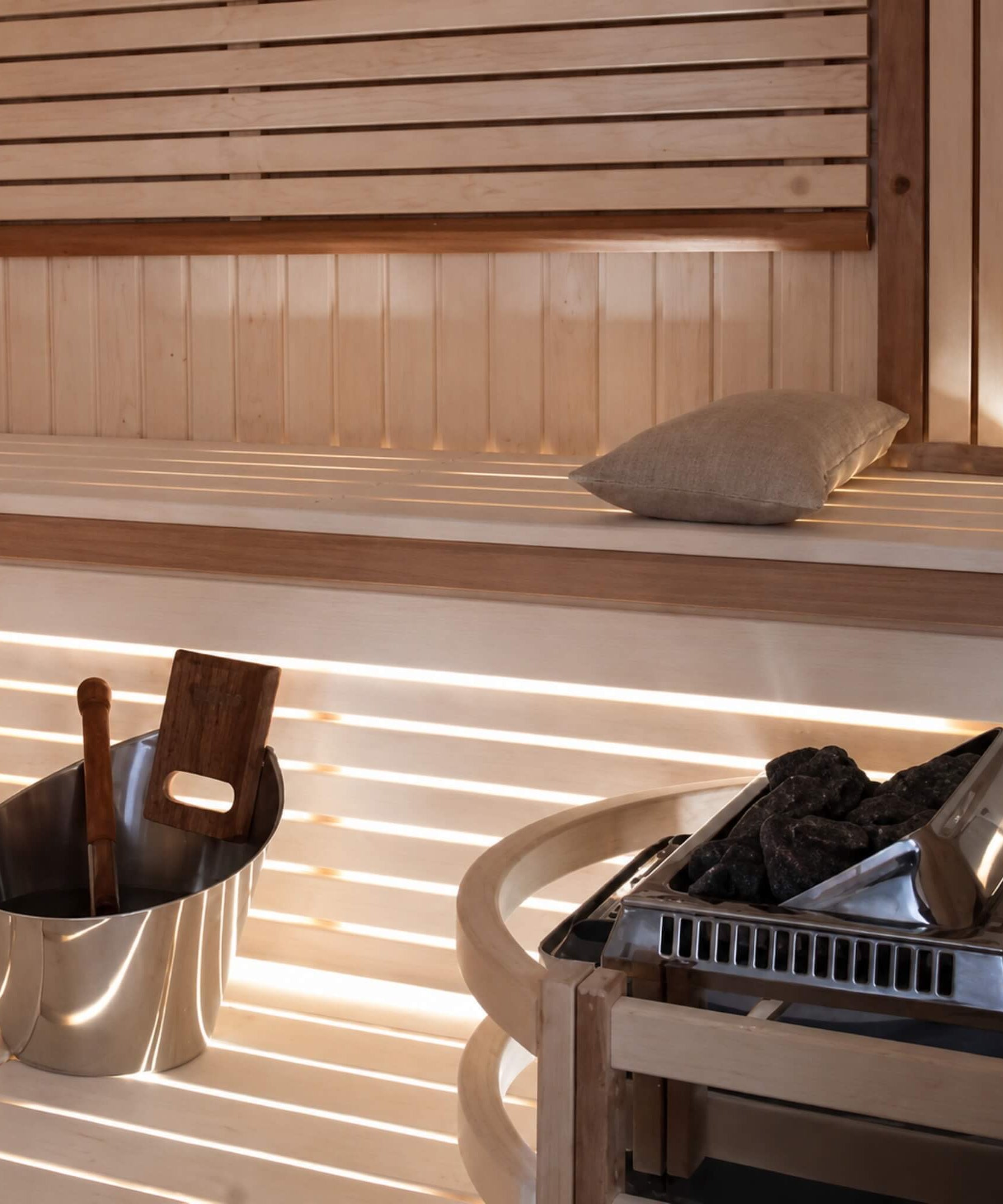 Harvia Topclass KV Stainless Steel Sauna Heater With Built-In Temperature Controls & Sauna Stones [JKV45/60/80] (SAK31695)