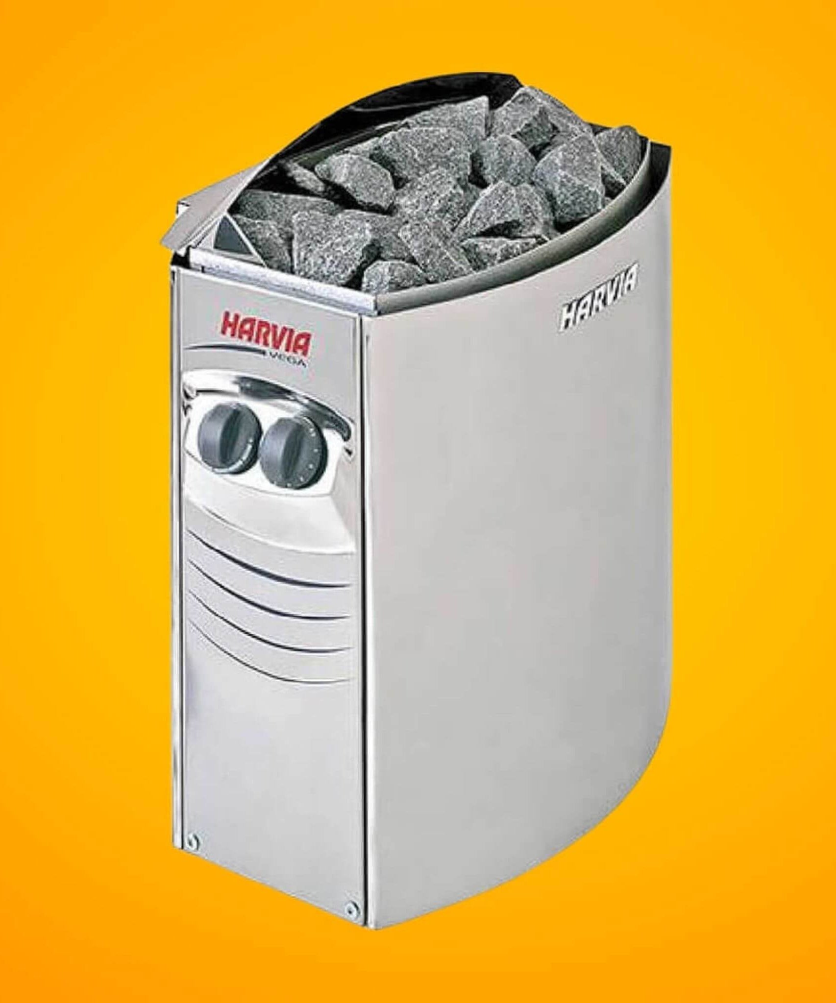 Harvia Vega Compact Electric Steel Sauna Heater With Sauna Stones [VC1700/1900/3500] (SAK48271)
