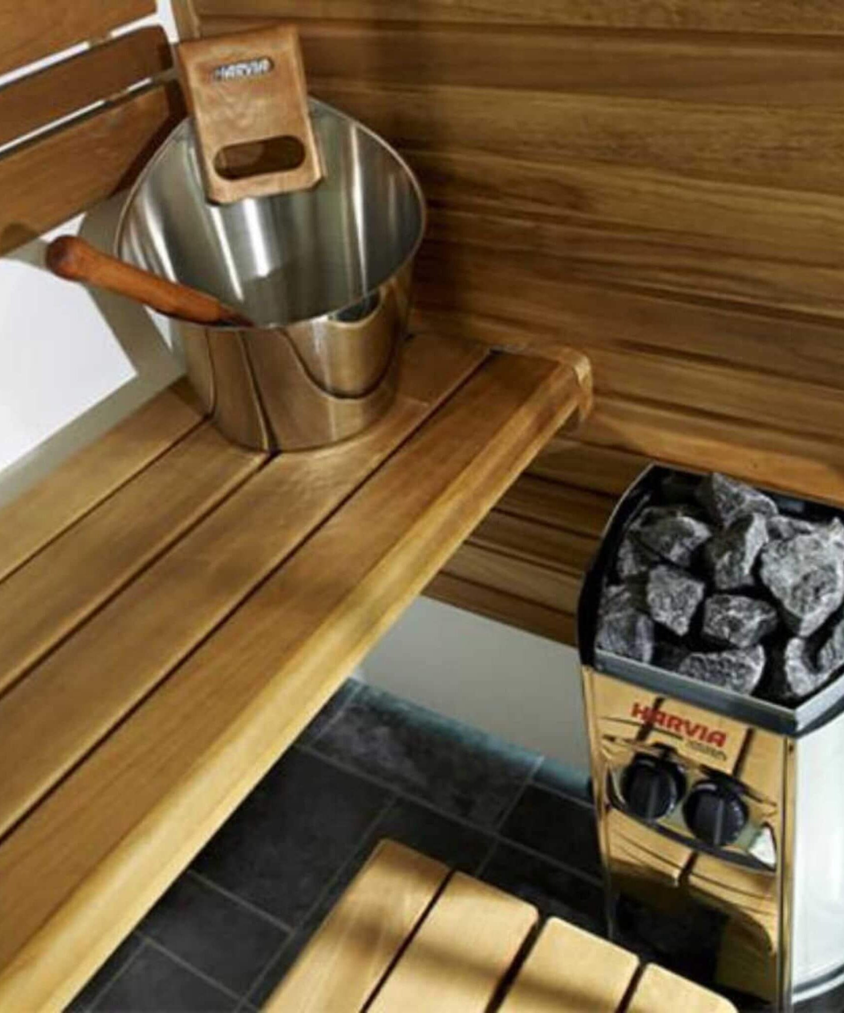 Harvia Vega Compact Electric Steel Sauna Heater With Sauna Stones [VC1700/1900/3500] (SAK48271)