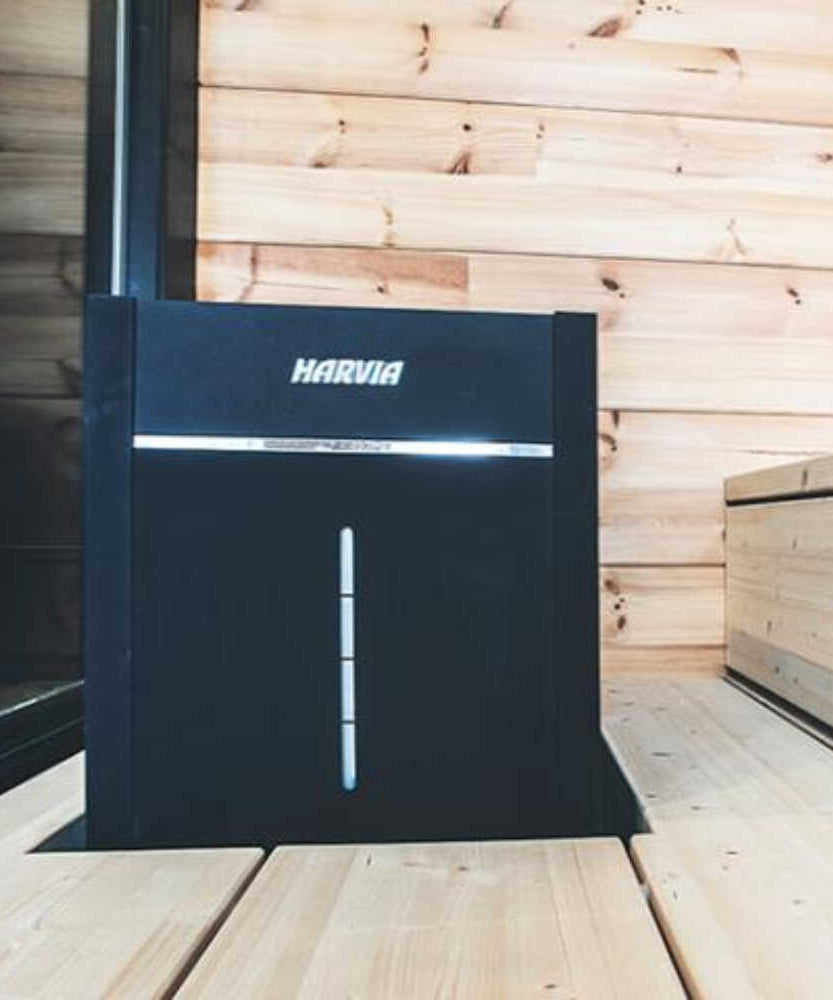 Harvia Virta Combi HL Electric Sauna Heater With Xenio Series Digital Control & Sauna Stones (SAK38527)