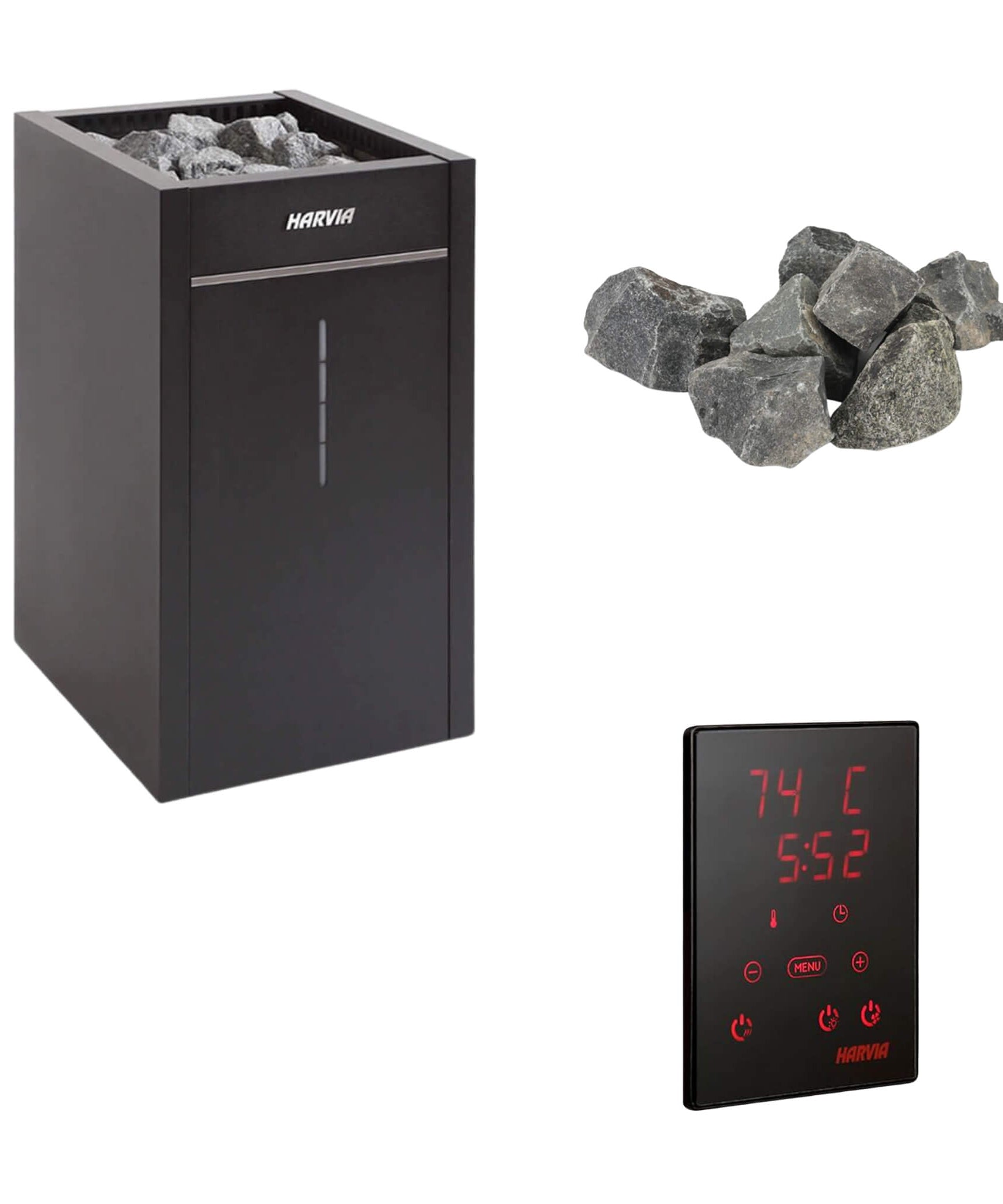 Harvia Virta UL Certified Electric Sauna Heater With Digital Xenio Control Panel And WiFi Remote Control [HL60/80/90/110E] (SAK67385)