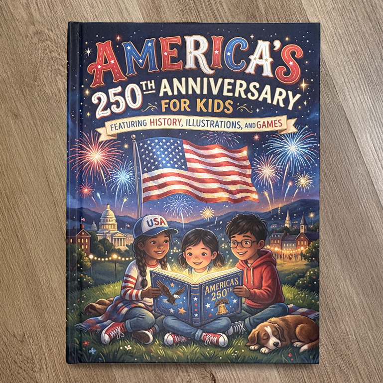 Amerikas 250. Jubiläum für Kinder (Gebundene Ausgabe)