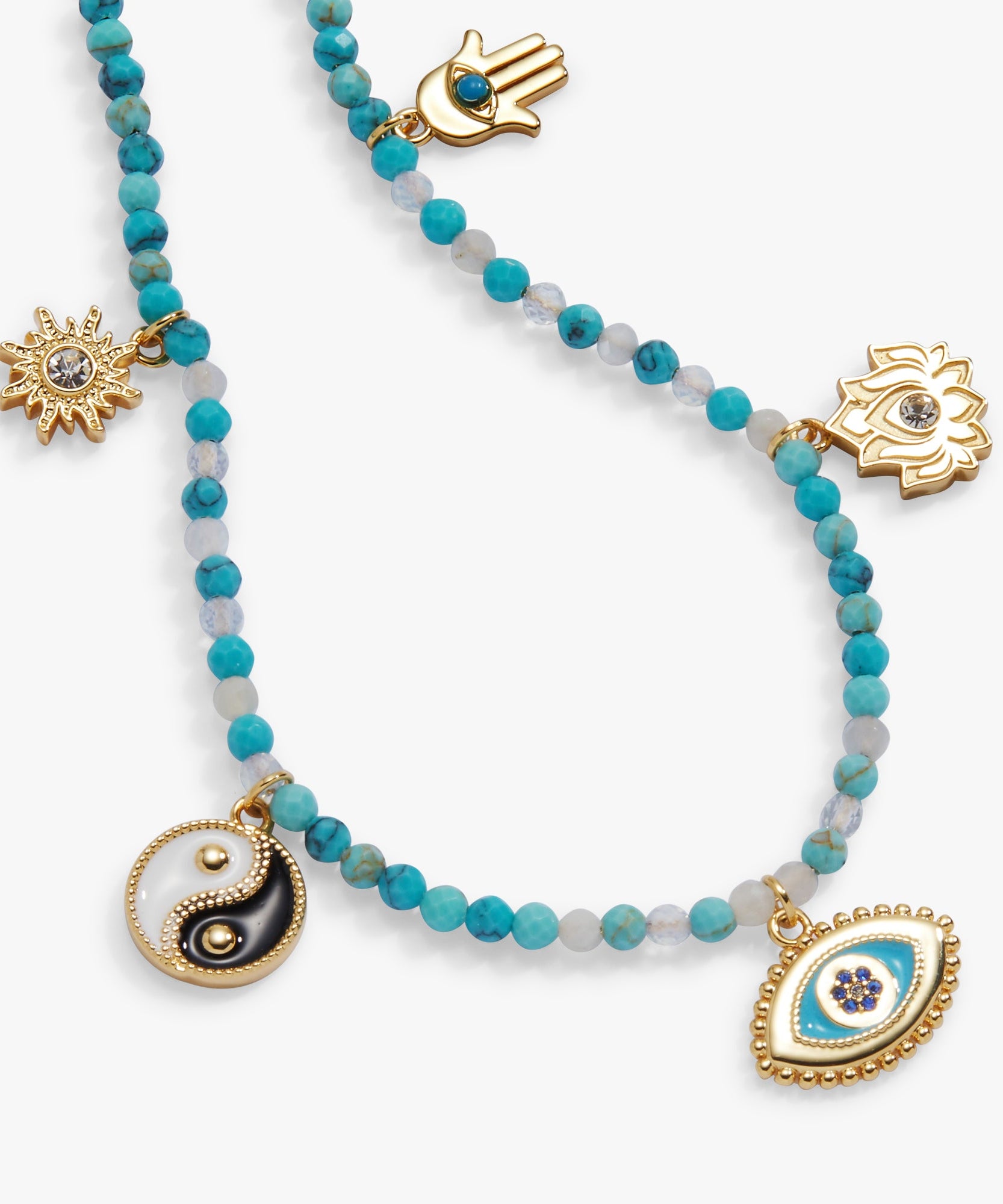 Healing Stone Charm Anklet