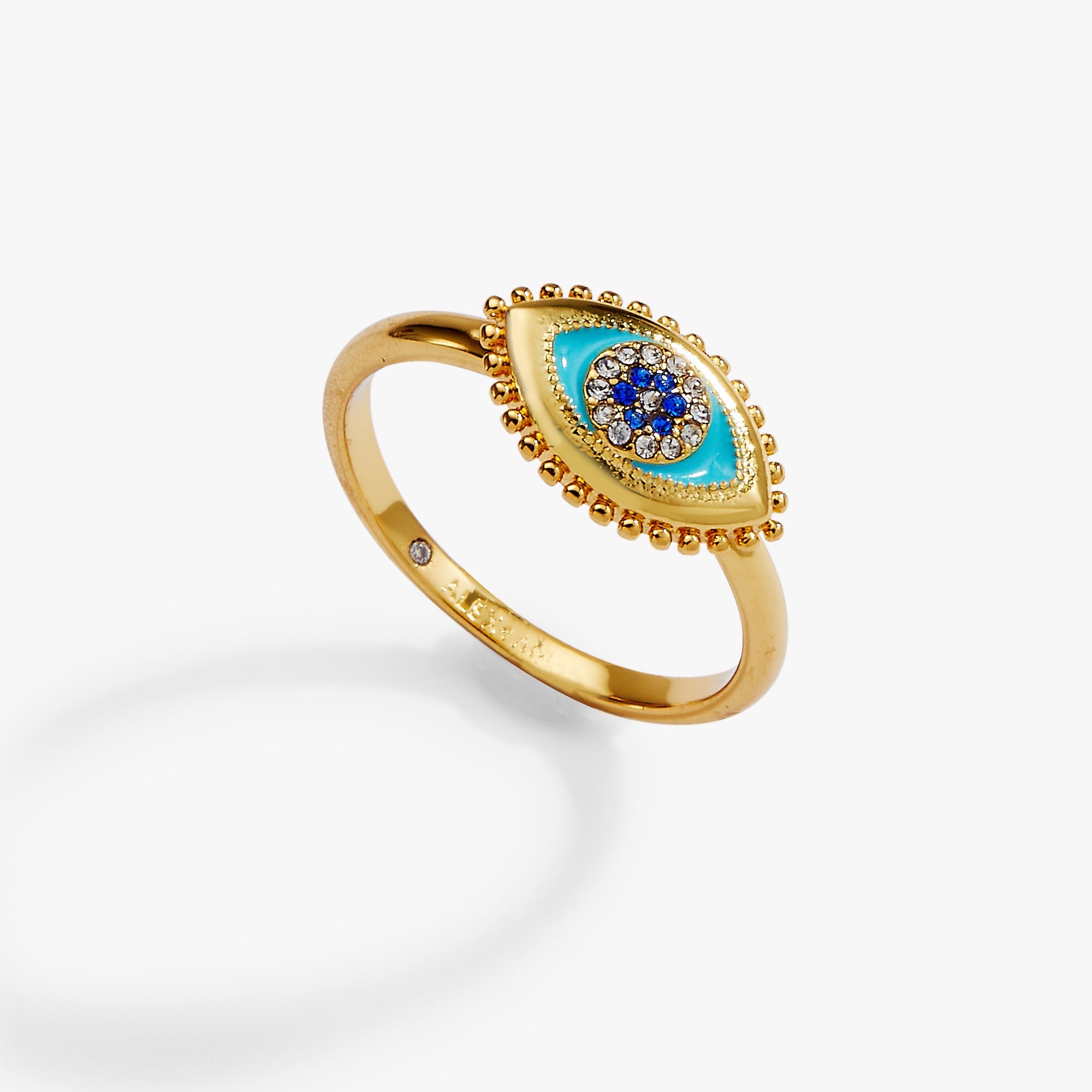 Healing Stone Evil Eye Ring