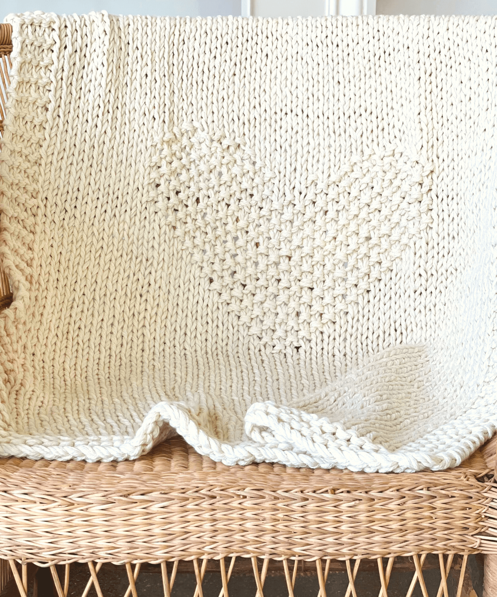 Mini Heart Blanket