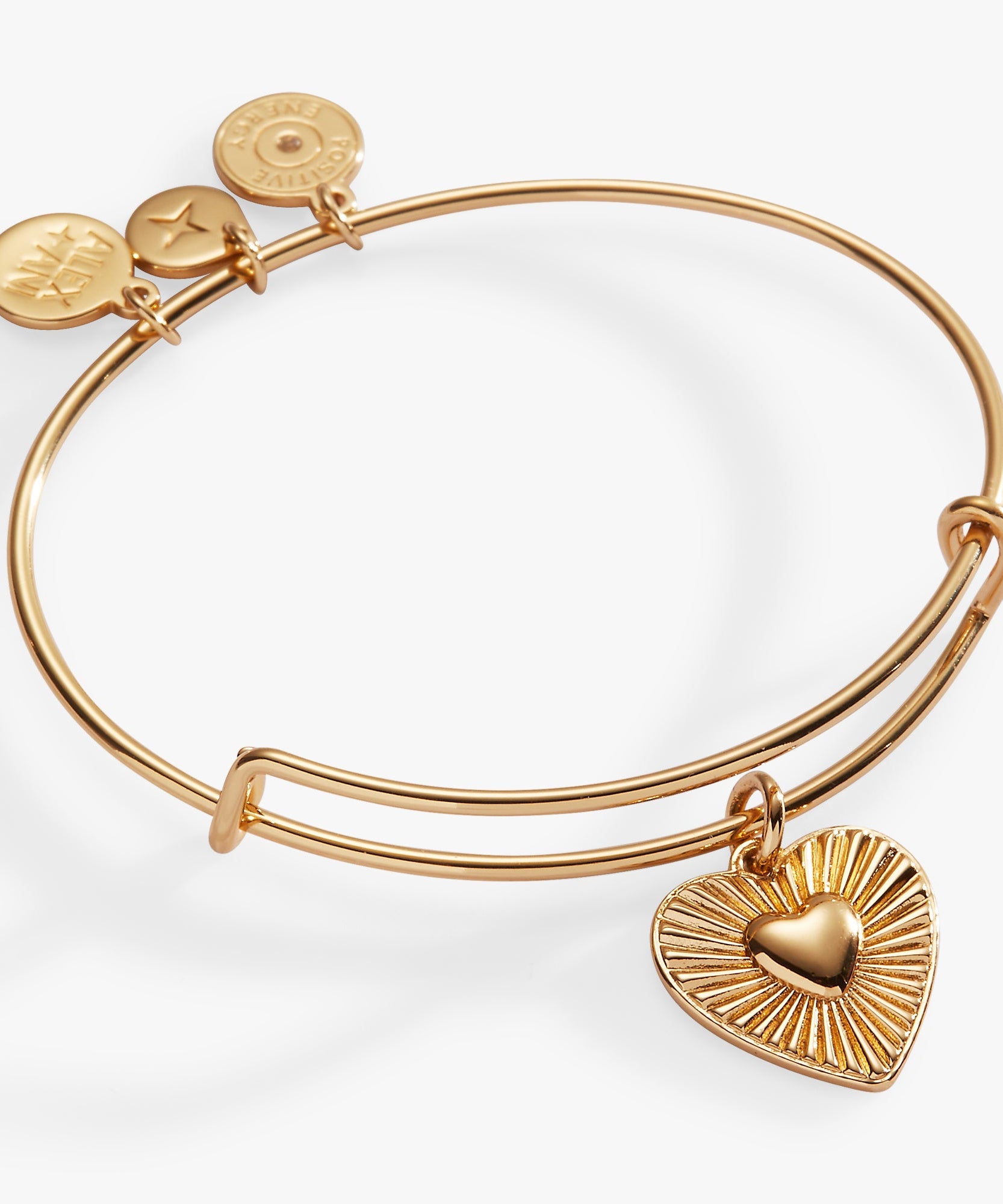 Heartburst Charm Bangle
