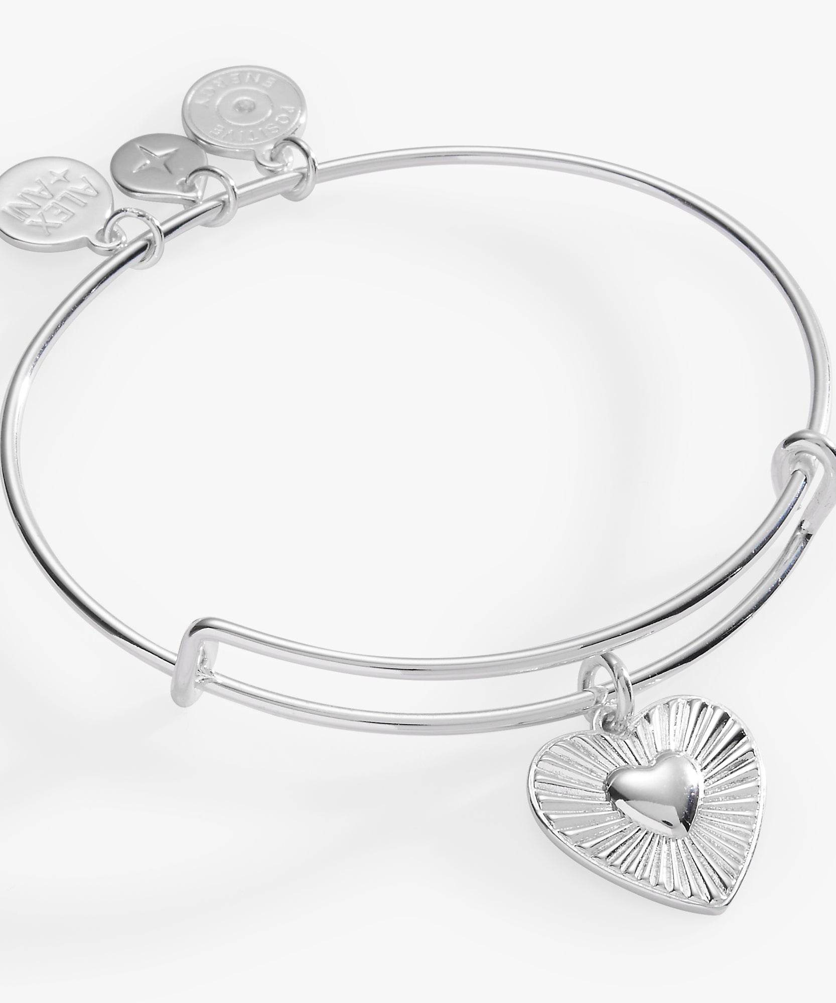 Heartburst Charm Bangle