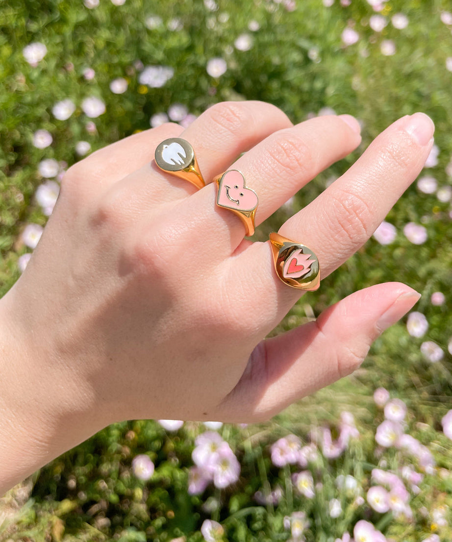 Heart Signet Ring