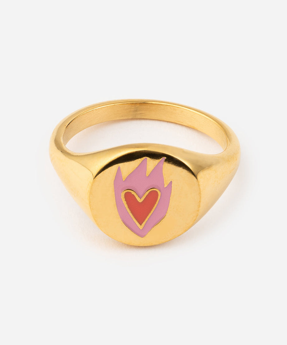 Heart Signet Ring