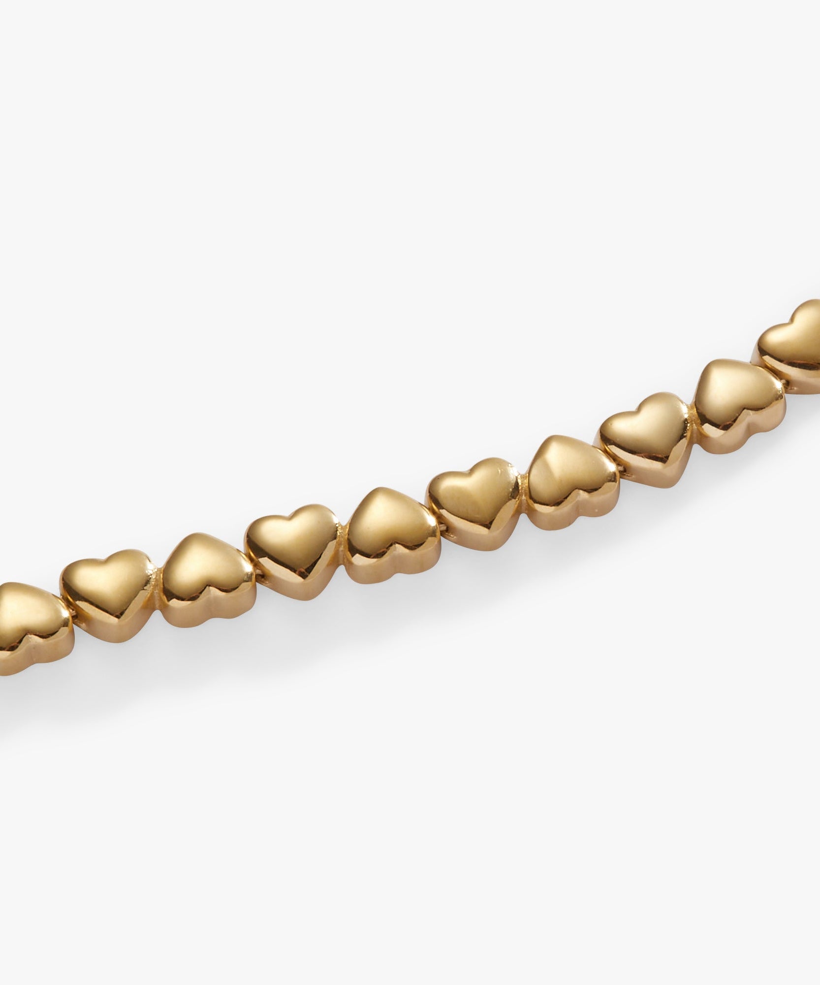 Heart Charm Tennis Bracelet