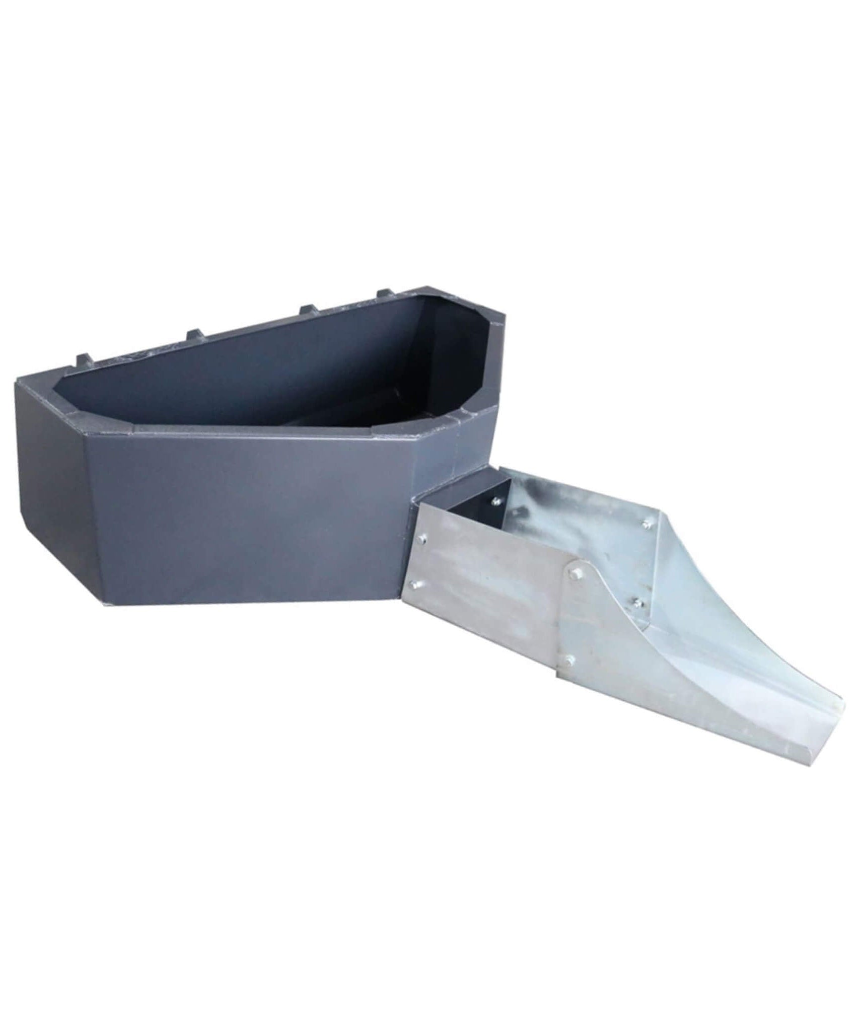 Heavy-Duty 1/2 Yard Cement And Concrete Bucket Skid Steer Attachment (SAK49063)