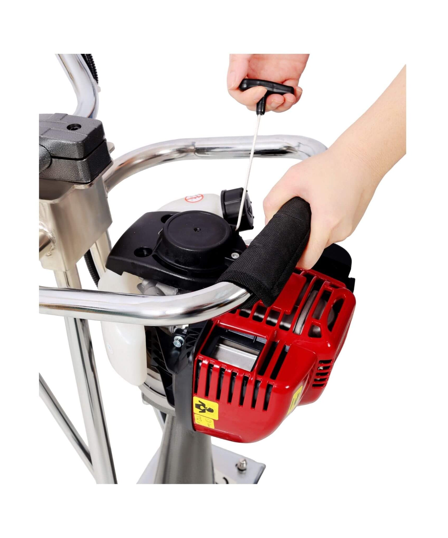 Heavy-Duty 1.5HP 38CC 4-Stroke Gas-Powered Concrete Screed For Concrete Finishing (SAK58769)