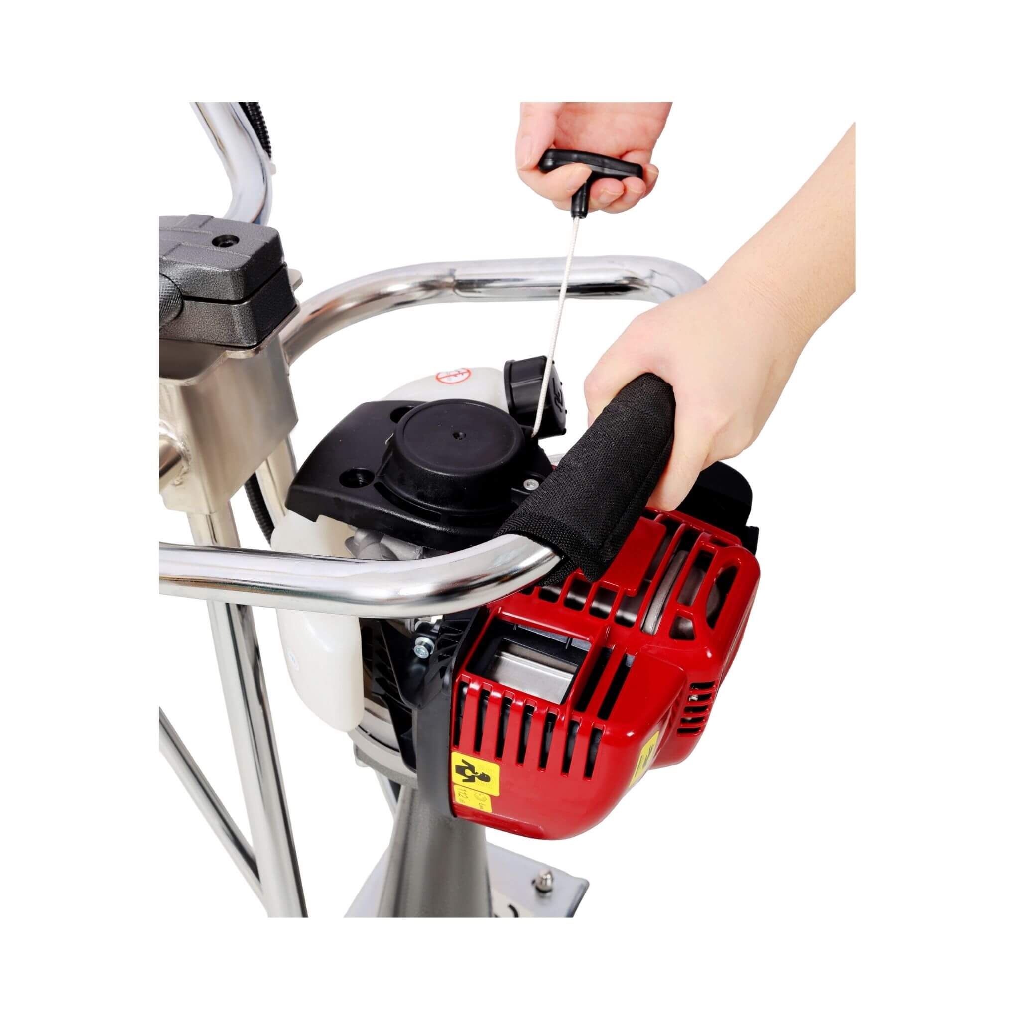 Heavy-Duty 1.5HP 38CC 4-Stroke Gas-Powered Concrete Screed For Concrete Finishing (SAK58769)
