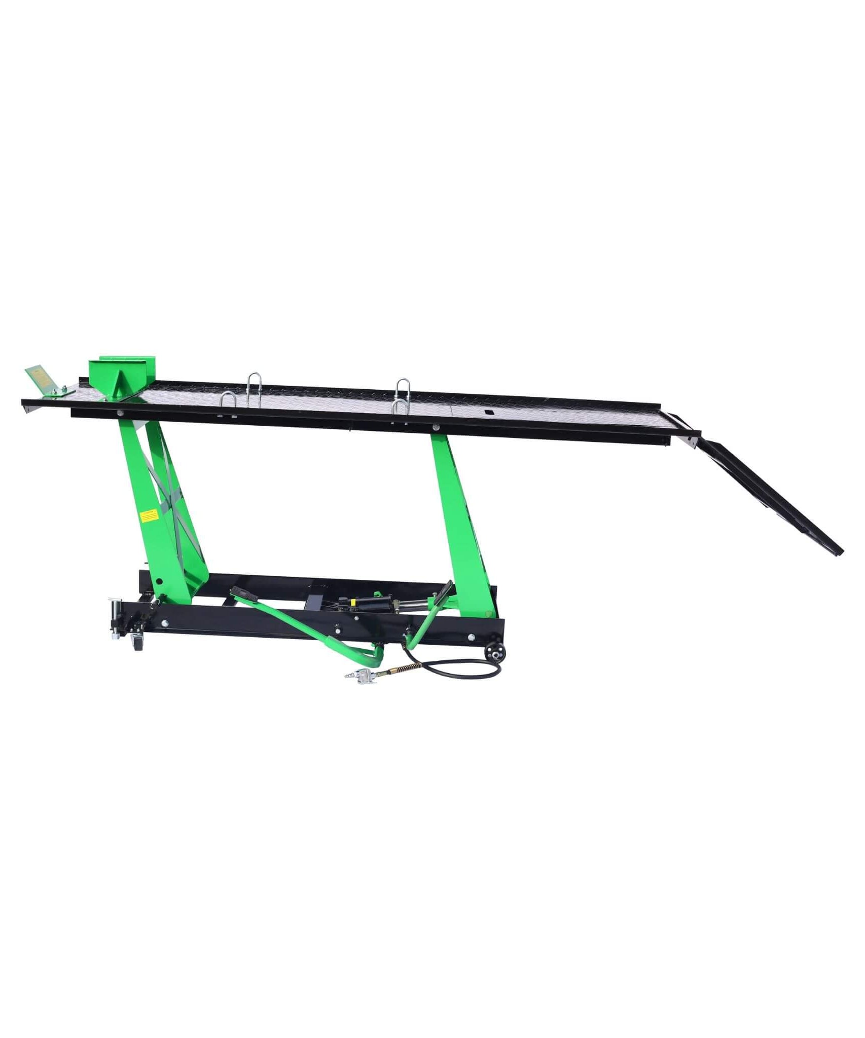 Heavy-Duty 1000LBS Air Hydraulic Motorcycle ATV Lift Jack Table (SAK78351)