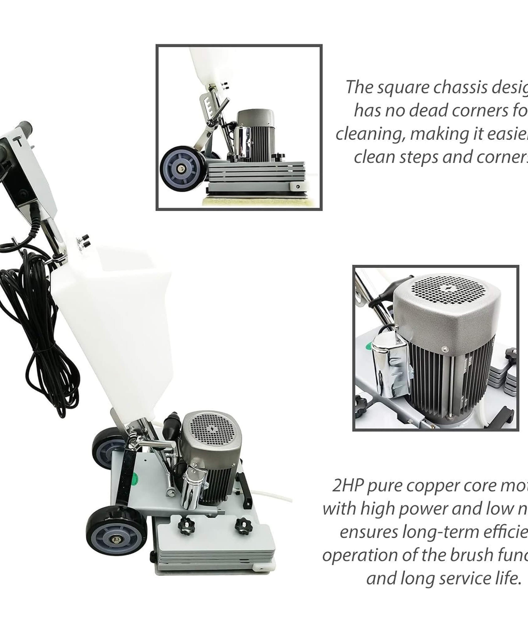 Heavy-Duty 110V Multi Functional Electric Floor Polishing Machine (SAK31859)
