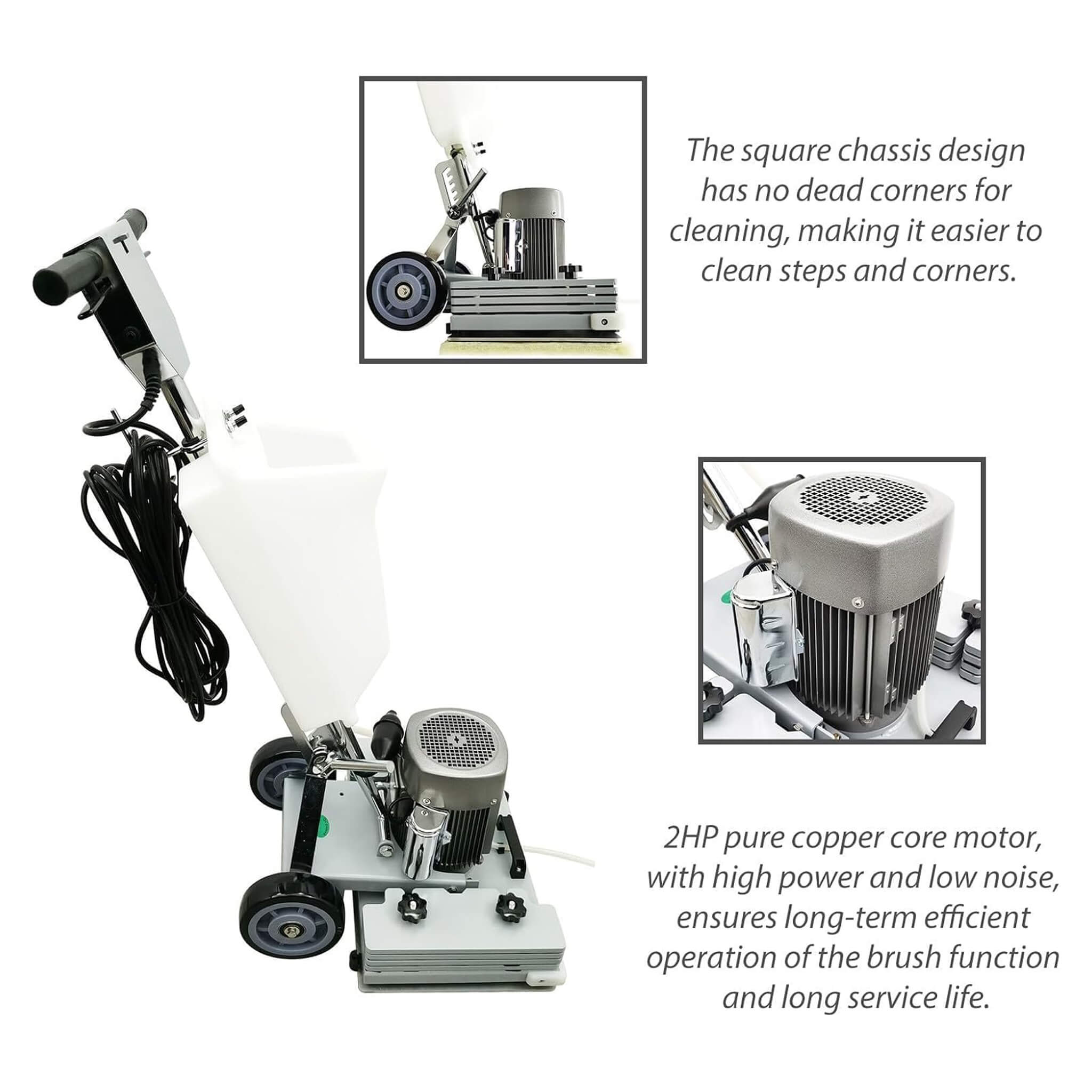 Heavy-Duty 110V Multi Functional Electric Floor Polishing Machine (SAK31859)