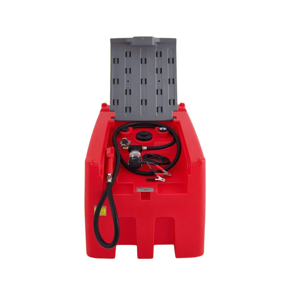 Heavy-Duty 116 Gal Portable Diesel Fuel Transfer Tank With Automatic Pump & Hose (SAK77594)