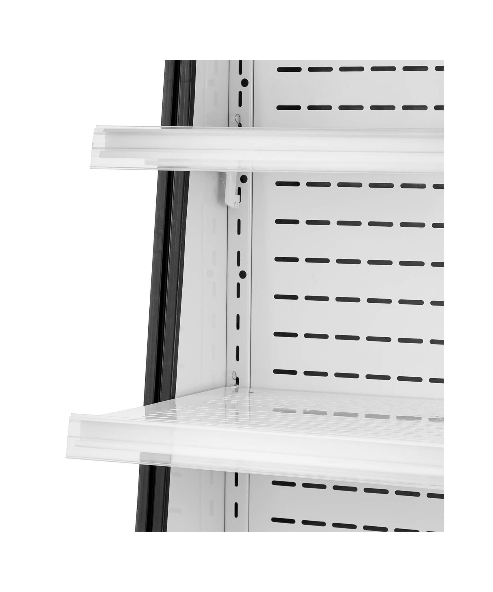 Heavy-Duty 12 Cu.Ft 2-Tier Open-Air Industrial Display Merchandiser Cooler (SAK14832)