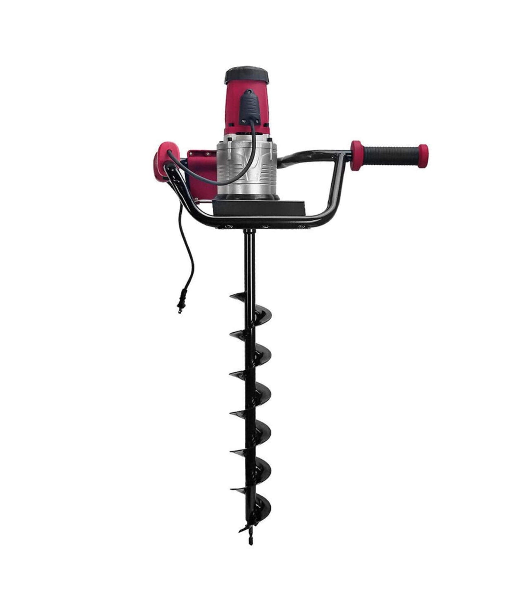 Heavy-Duty 1200W 1.6HP Electric Post Hole Digger Earth Auger With 4 Inch Bit (SAK25847)