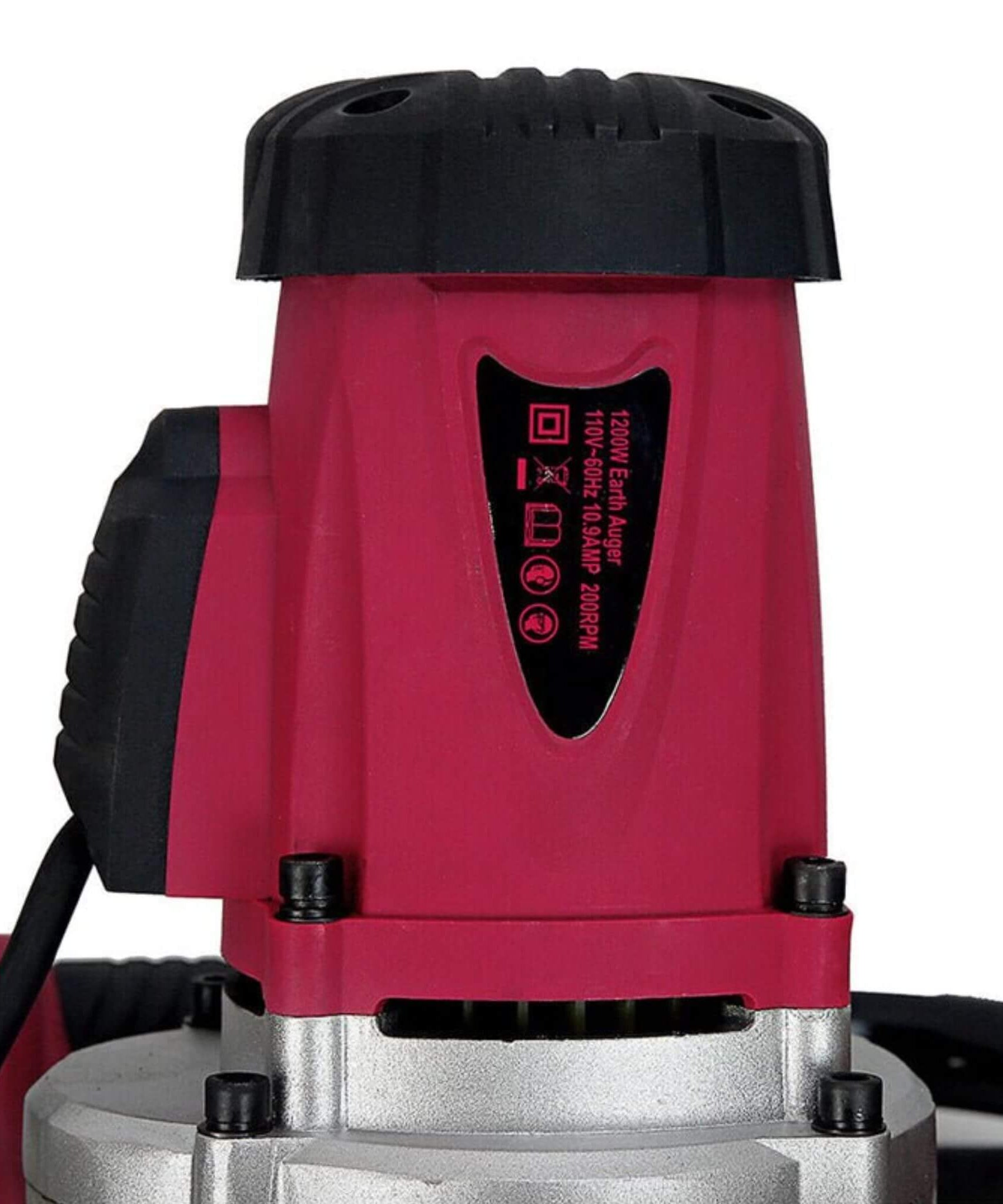 Heavy-Duty 1200W 1.6HP Electric Post Hole Digger Earth Auger With 4 Inch Bit (SAK25847)
