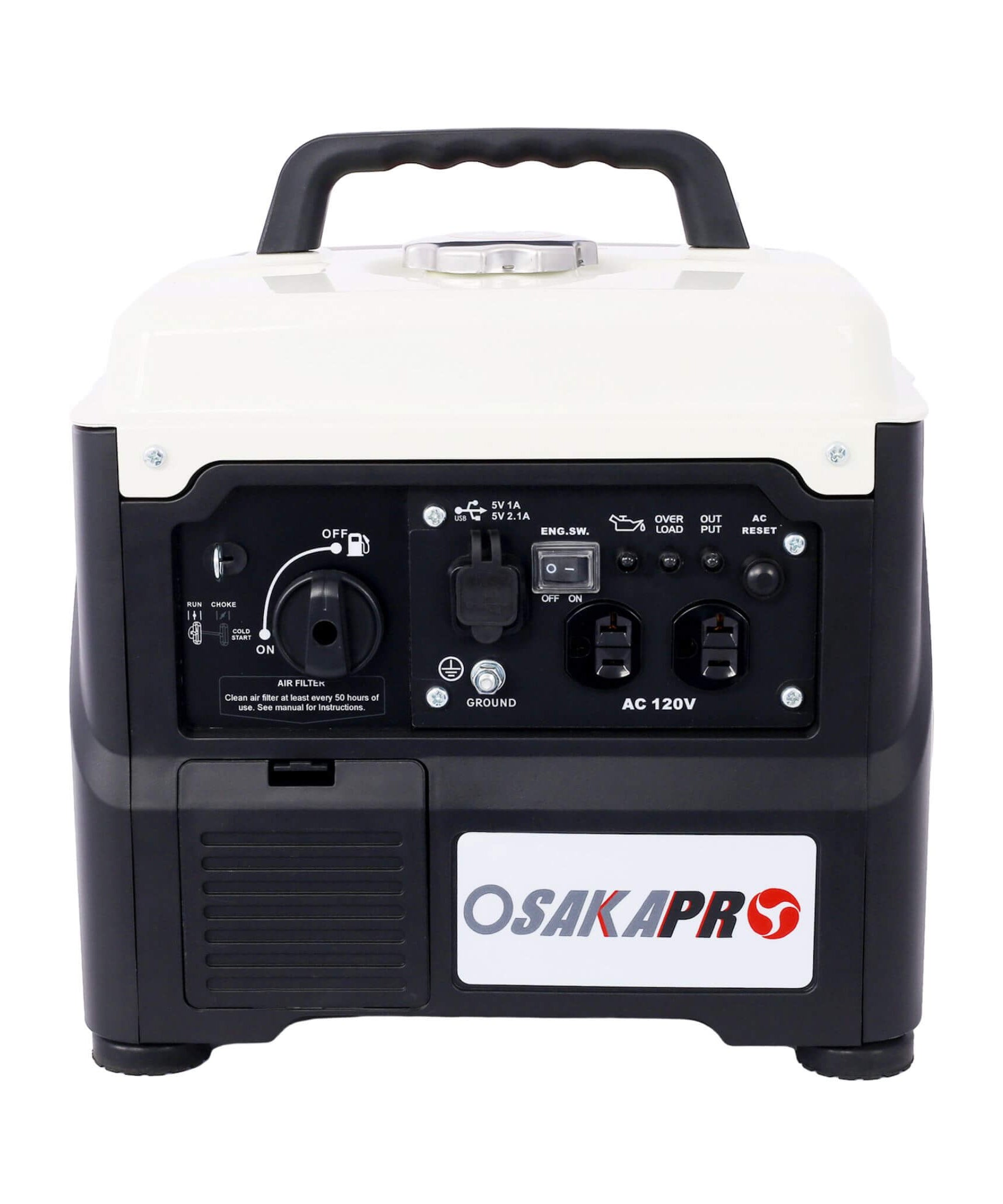Heavy-Duty 1200W Ultra-Quiet Portable Gas Engine Inverter Generator (SAK54675)