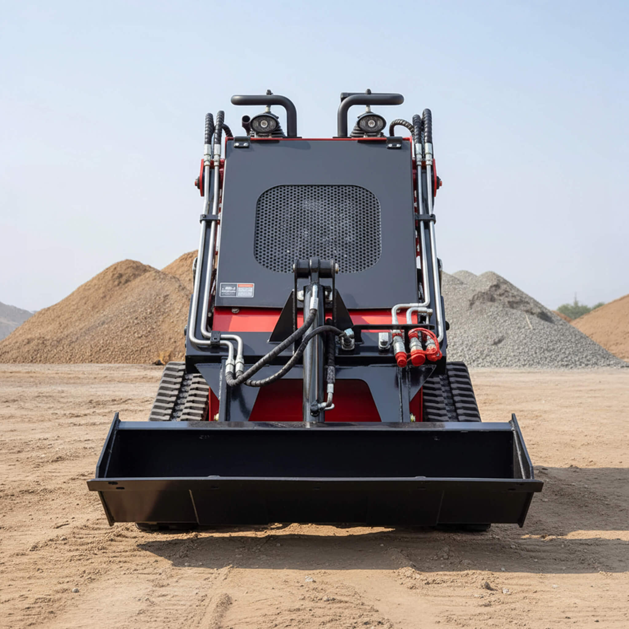 Heavy-Duty 13.5HP Mini Crawler Skid Steer Loader With Bucket (SAK39052)