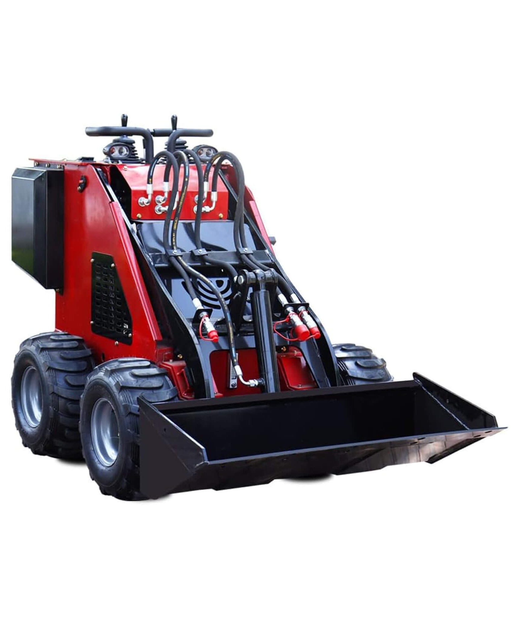 Heavy-Duty 13.5HP Mini Gas Skid Steer Loader With Wide Bucket (SAK69105)