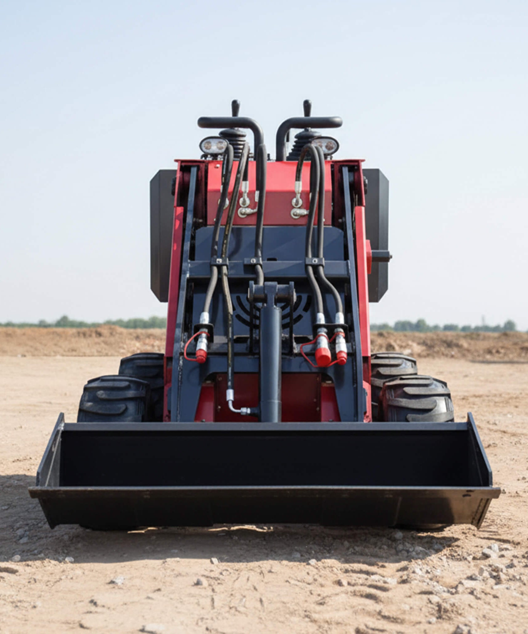 Heavy-Duty 13.5HP Mini Gas Skid Steer Loader With Wide Bucket (SAK69105)