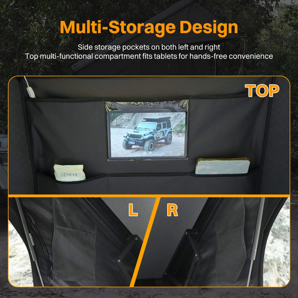 Trailora Altitude Heavy-Duty Hard-Shell Rooftop Tent With Ladder [2-3 Person] (SAK93120)