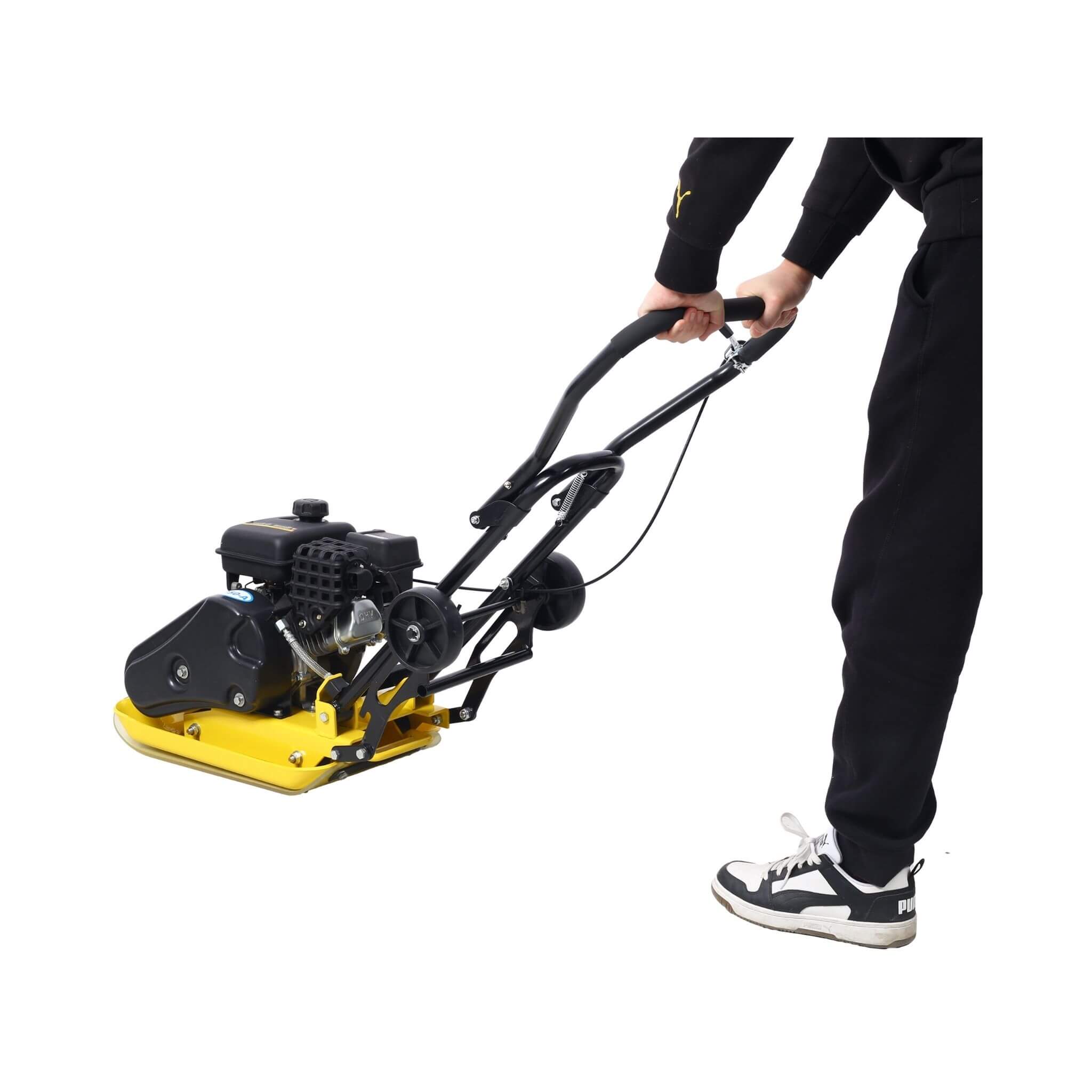 Heavy-Duty 2.5HP 79CC 8200N Gas-Powered Plate Compactor Machine (SAK58492)