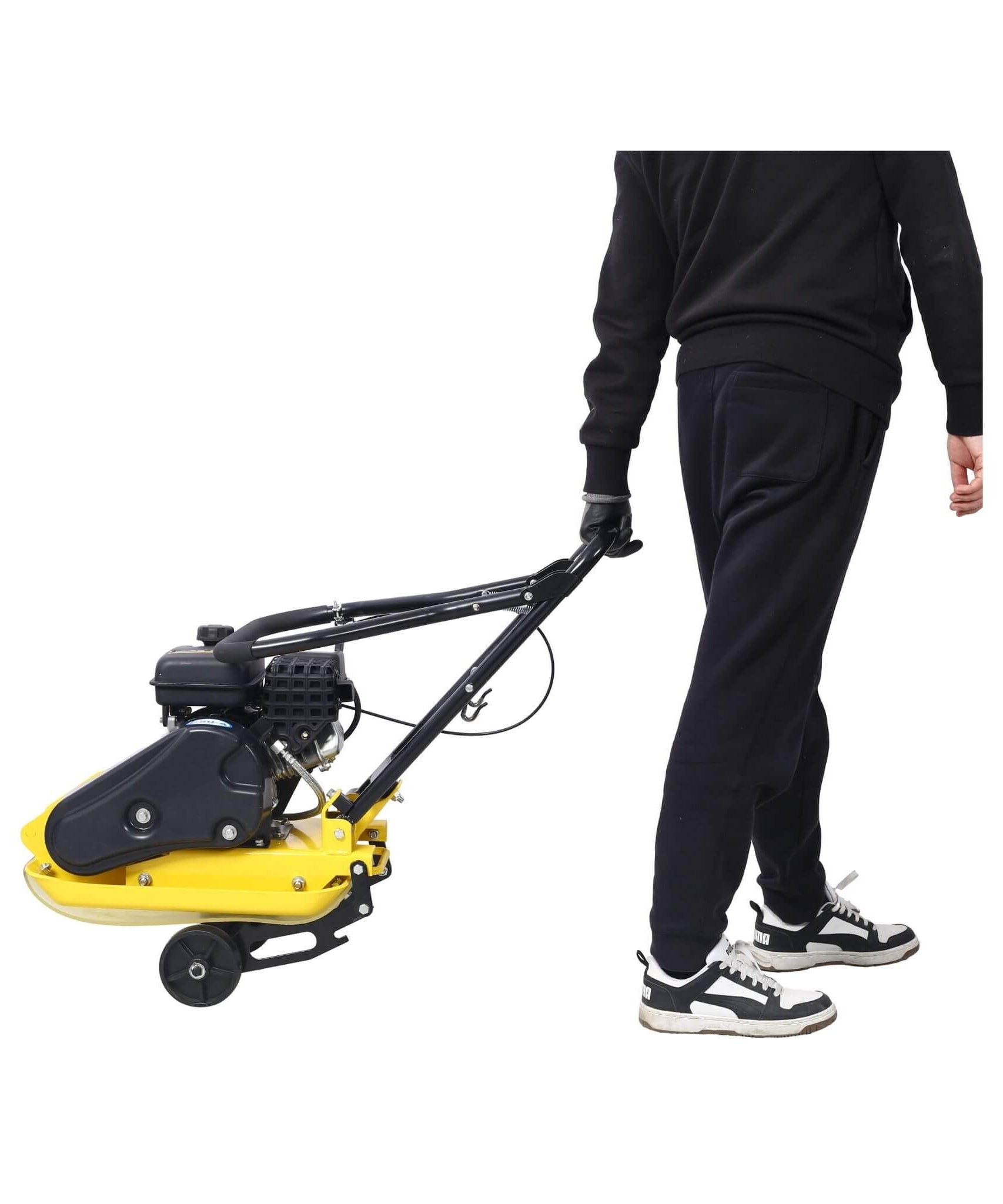 Heavy-Duty 2.5HP 79CC 8200N Gas-Powered Plate Compactor Machine (SAK58492)